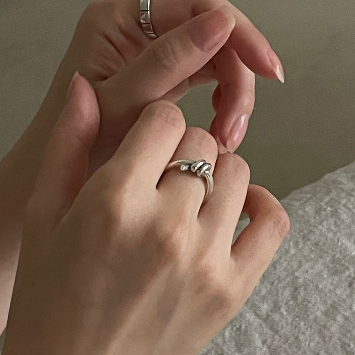 레트로핑거(RETROFINGER) silver925 Unbal Knotted #SR26