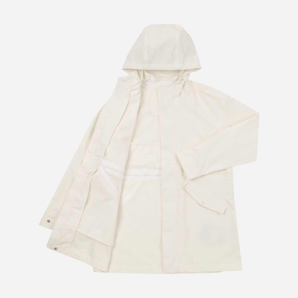 컬럼비아(COLUMBIA) 여성 레이니 리버 3L 옴니테크 레인 자켓 [아이보리]