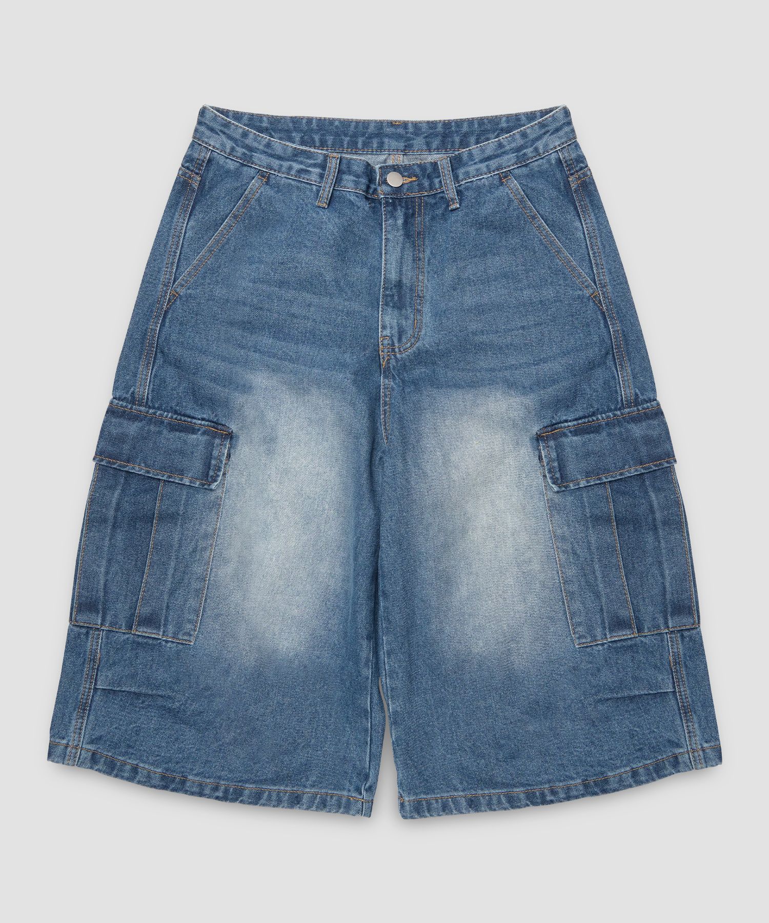 【2plan】Bulky pintuck cargo Bermuda pants Bulky pintuck cargo Bermuda pants - 2PLAN | 60% - Asian