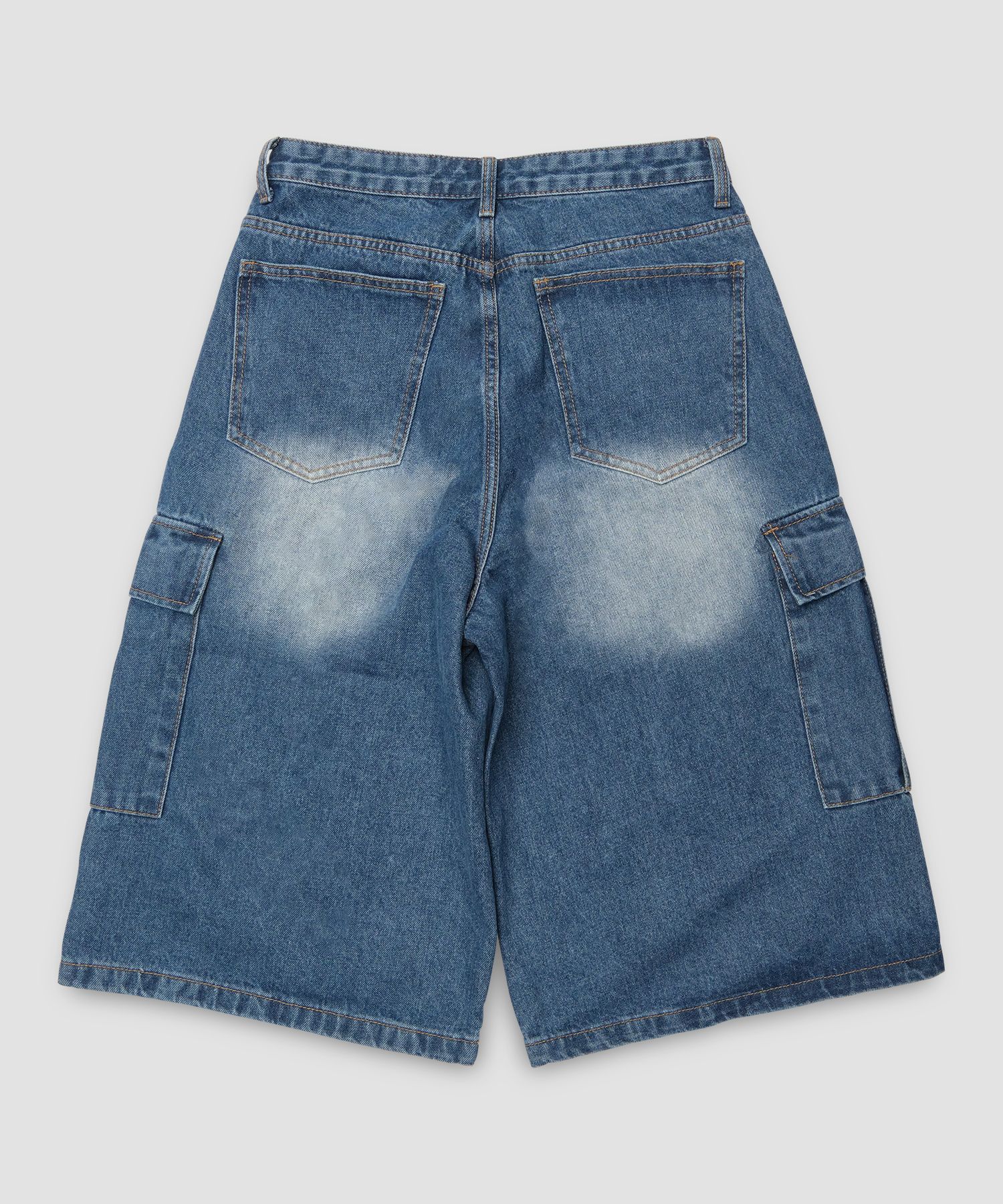 【DISCERNMENT】Mad Pintuck Bermuda Cargo Pants XYTHFZD Summer Men's Camo1 Cargo Shorts Cotton Denim