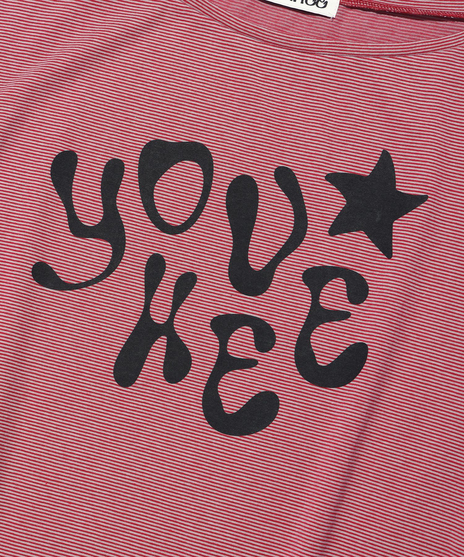 Tシャツ・カットソー [YOUHEE] OFF-SHOULDER T-SHIRTS RED MUSINSA | YOUHEE OFF-SHOULDER T-SHIRTS RED