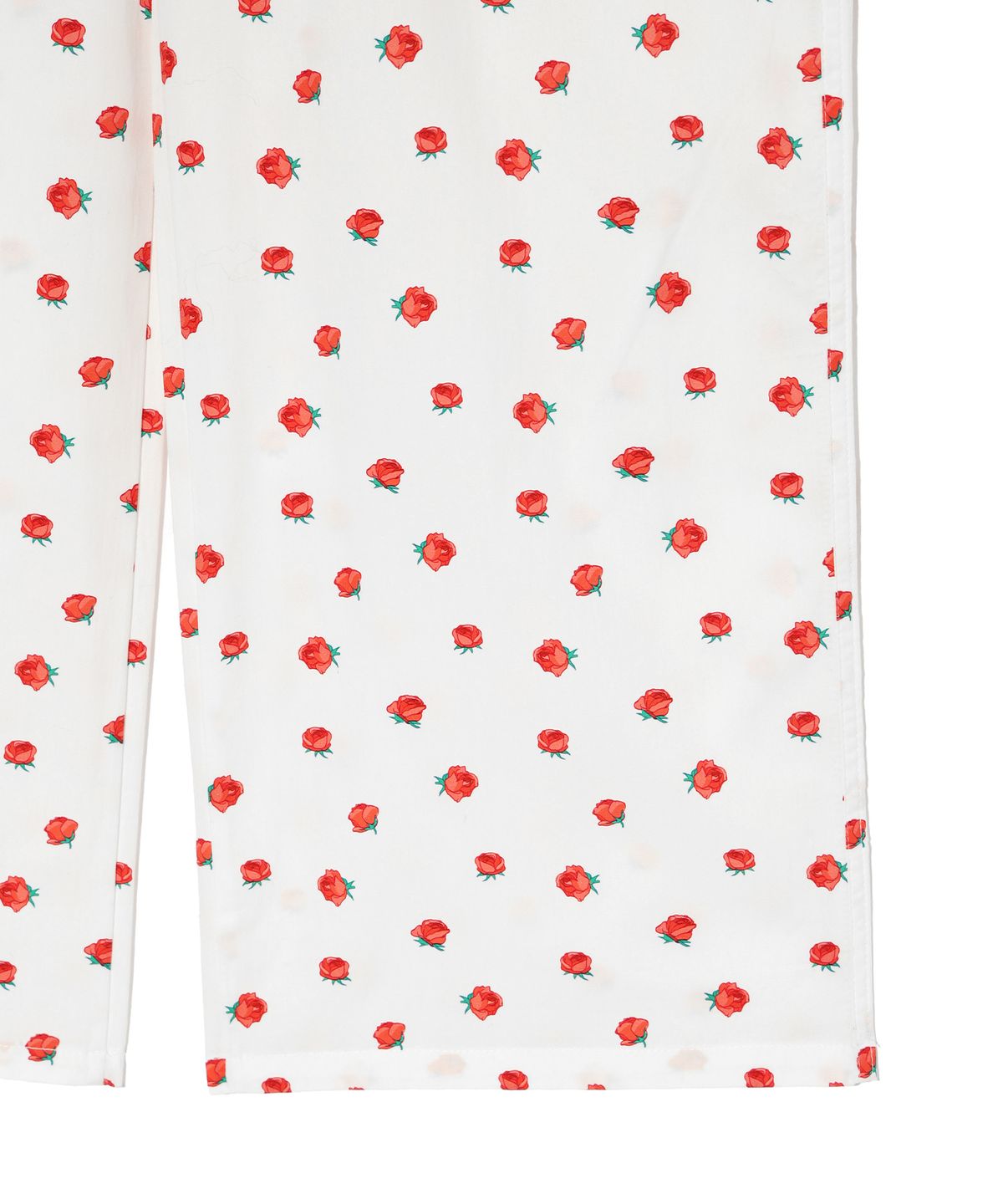 유희(YOUHEE) FLOWER PATTERN STRING PANTS WHITE