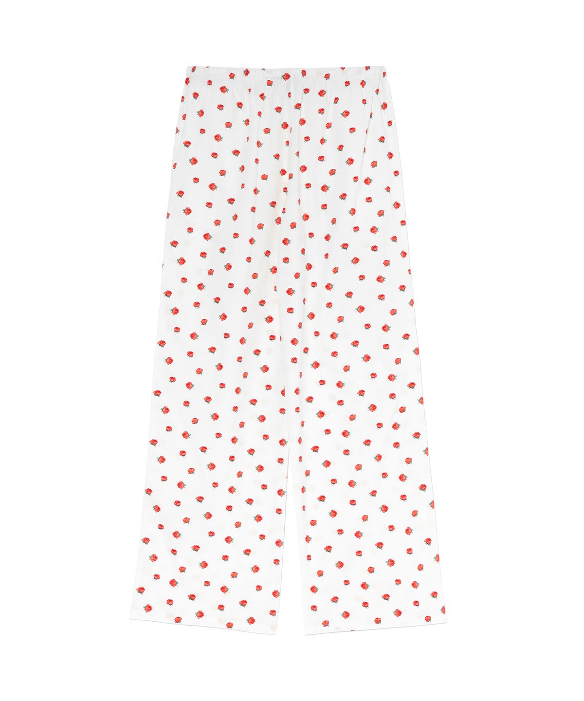 유희(YOUHEE) FLOWER PATTERN STRING PANTS WHITE