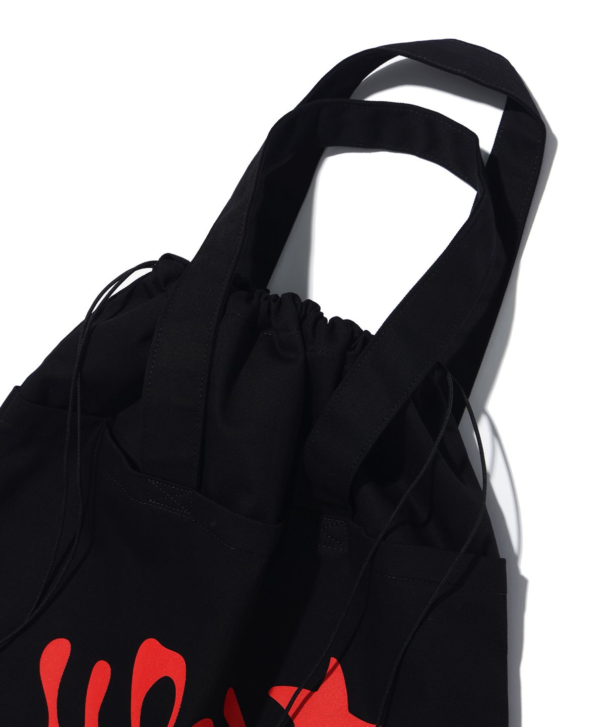 유희(YOUHEE) 2WAY COTTON BIG BAG BLACK