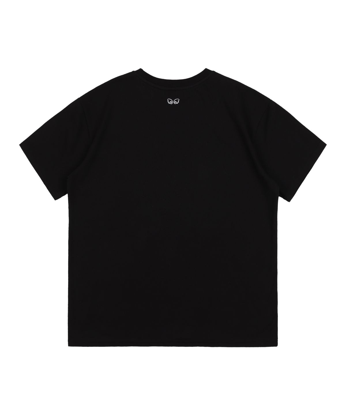 팬시클럽(FANCY CLUB) 믹스 스타 엔젤 패치 티 (BLACK) F25QB117