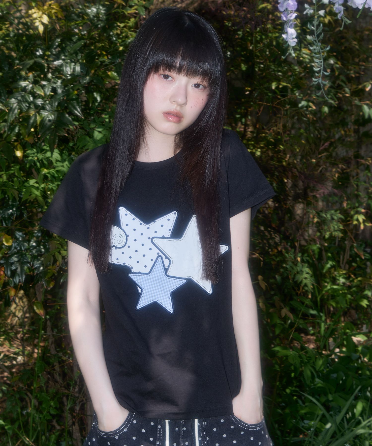 新品未使用 ANGELA CAPUTIクリア×ブラックバングル
