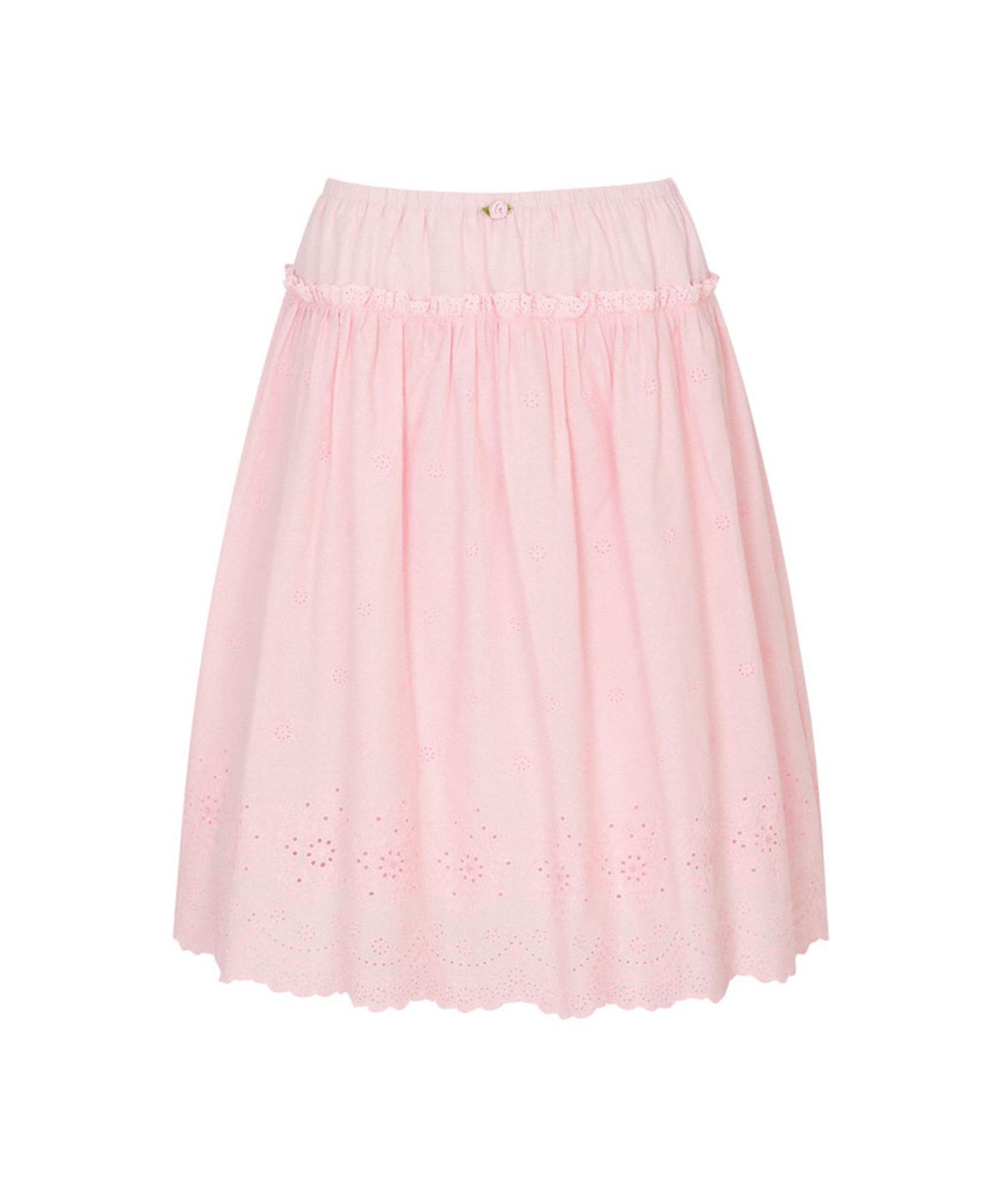 루루서울(LOULOUSEOUL) Zoey Lace Skirt (Pink)