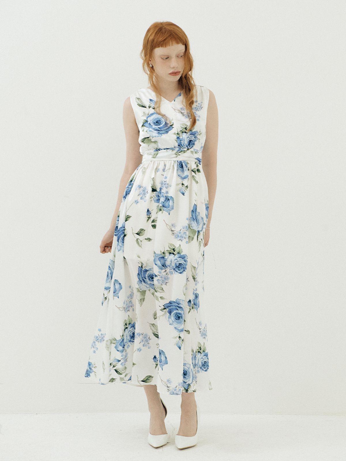비아락테아(VIA LACTEA) Floral Maxi Dress