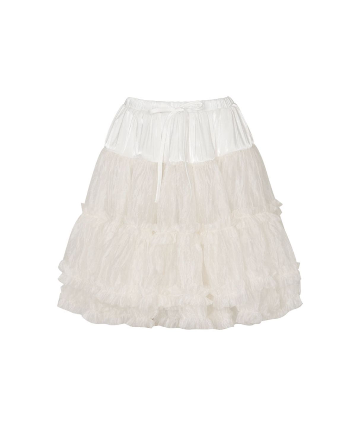 루루서울(LOULOUSEOUL) Tutu Midi Skirt (White)