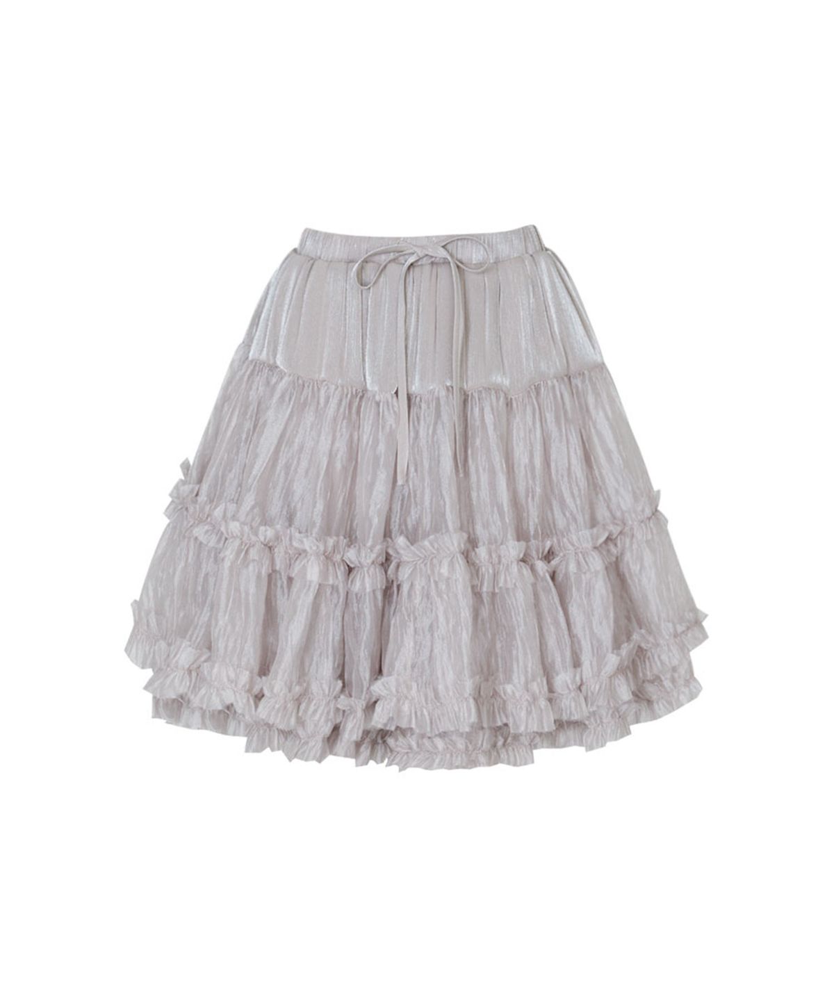 루루서울(LOULOUSEOUL) Tutu Midi Skirt (Light Gray)