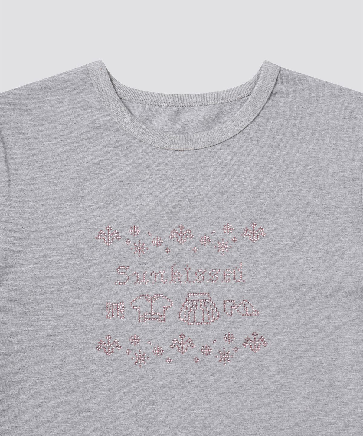 아카이브앱크(ARCHIVEPKE) [Archivepke x Ribbonbit] Baby T-shirt(Grey)