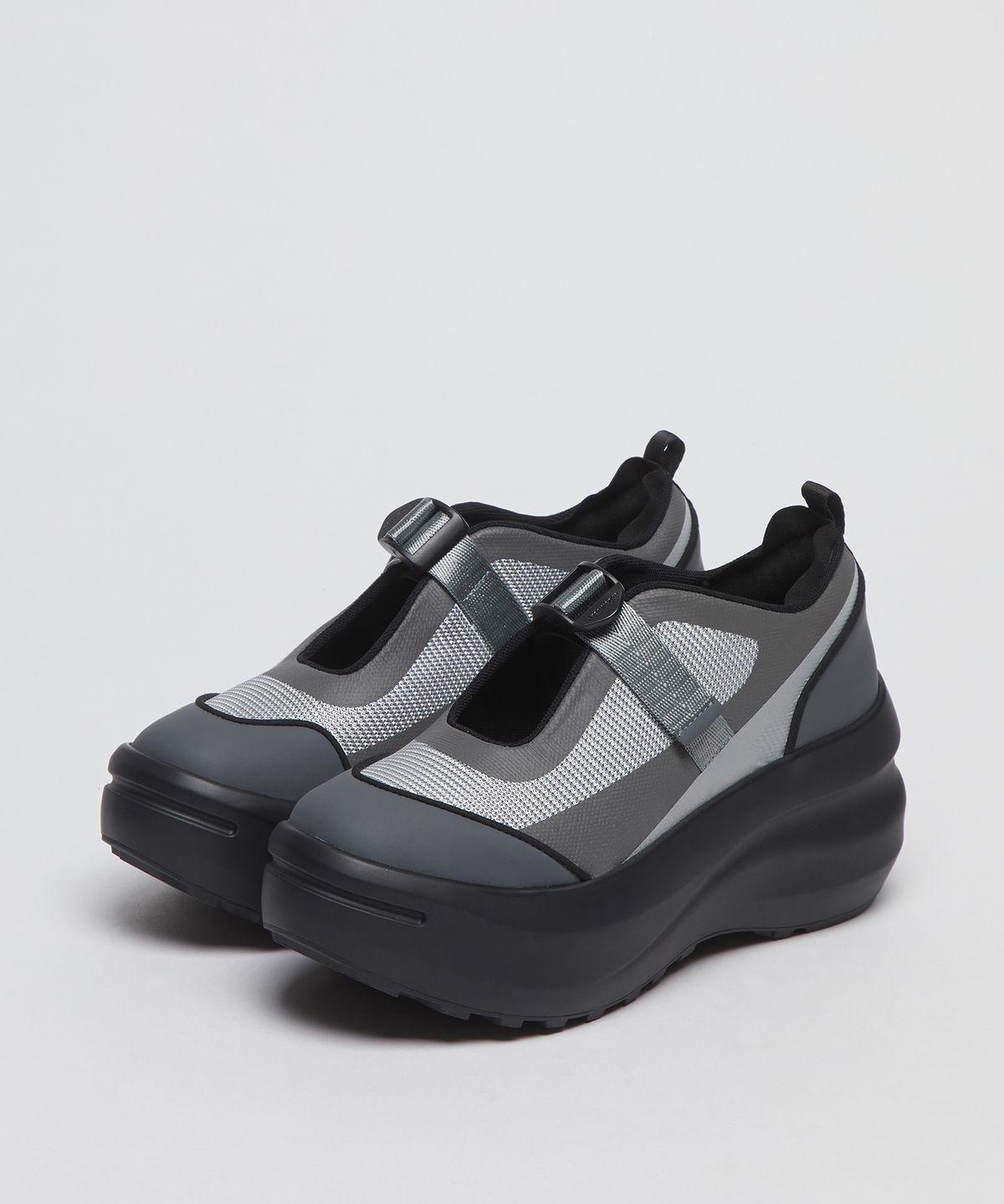 아카이브앱크(ARCHIVEPKE) [Archivepke x Ribbonbit] Platform mary-jane(Silver)