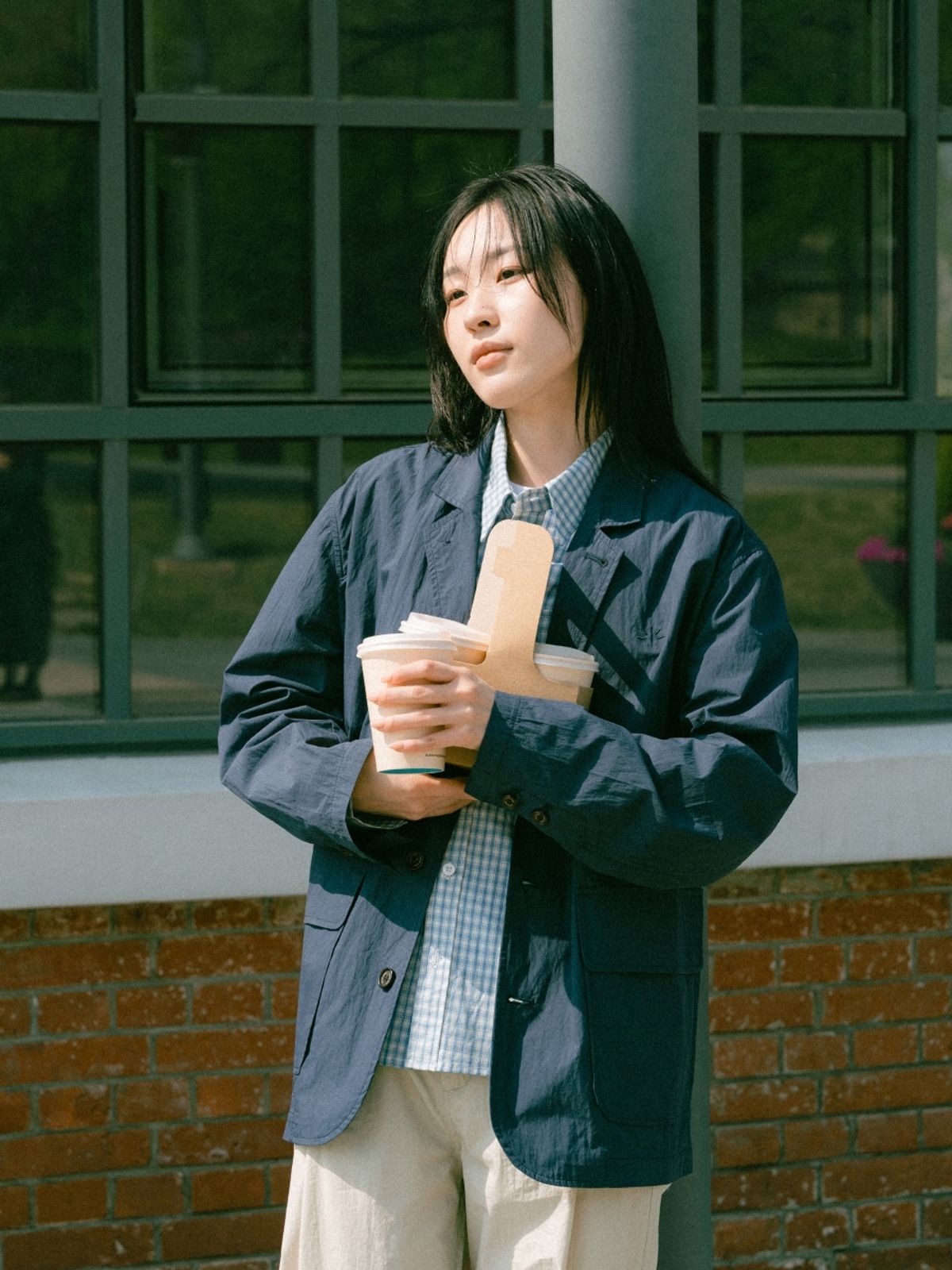 해브해드(HAVE HAD) 서머 이지 클럽 자켓(네이비)