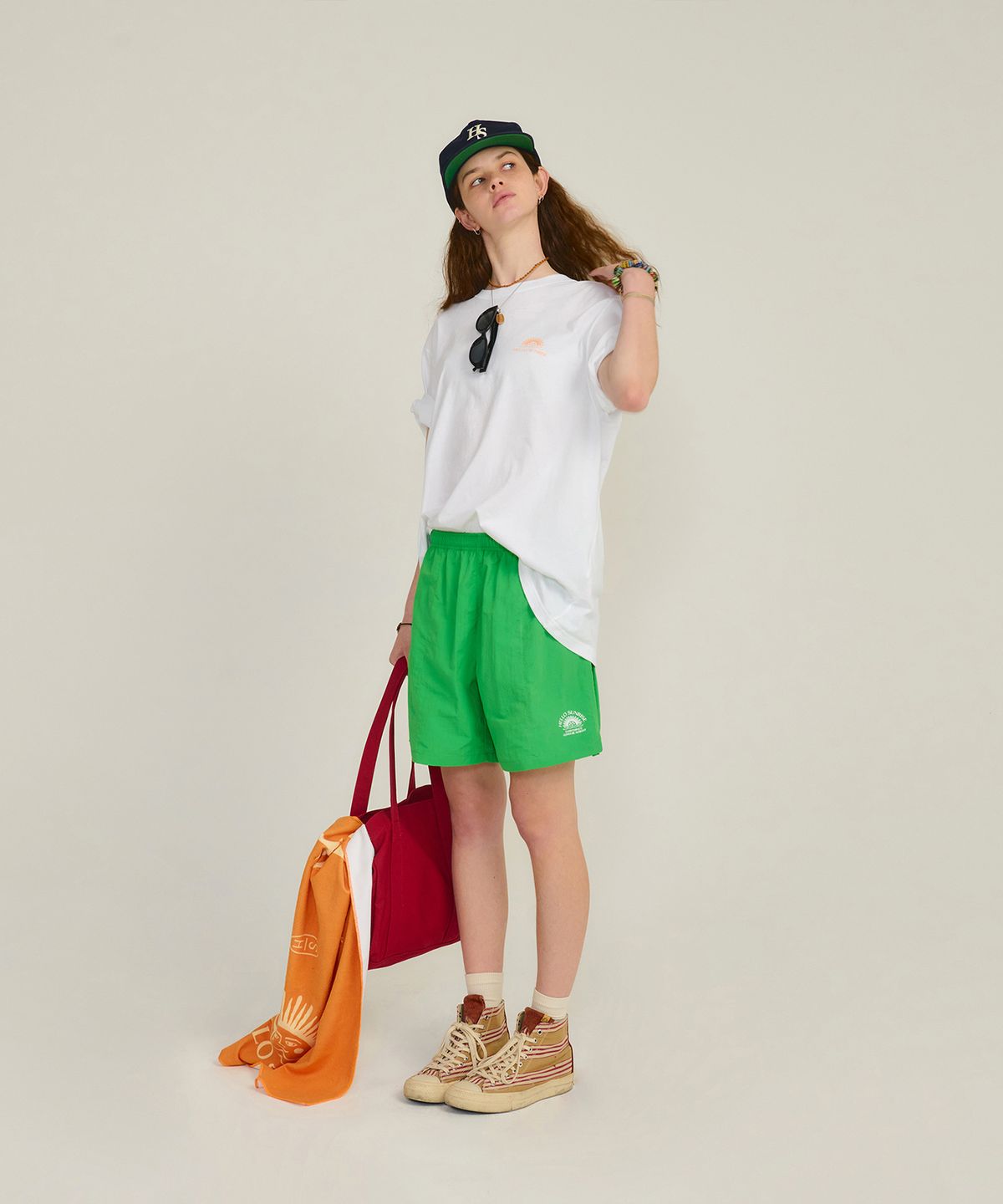 헬로 선라이즈(HELLO SUNRISE) Water Shorts_Kelly Green