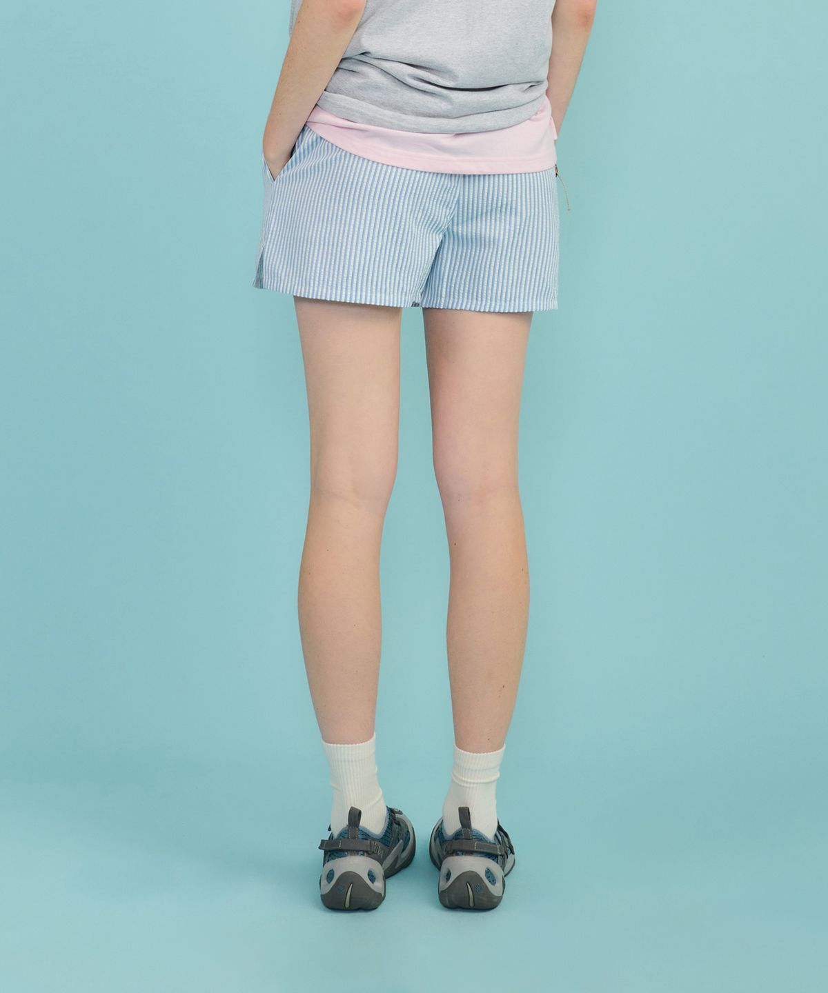 헬로 선라이즈(HELLO SUNRISE) Boxer Shorts(W)_Sky Blue