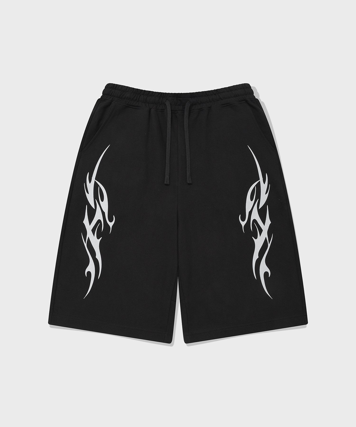 MUSINSA | SAINTPAIN SP Twin Sweatshorts Black