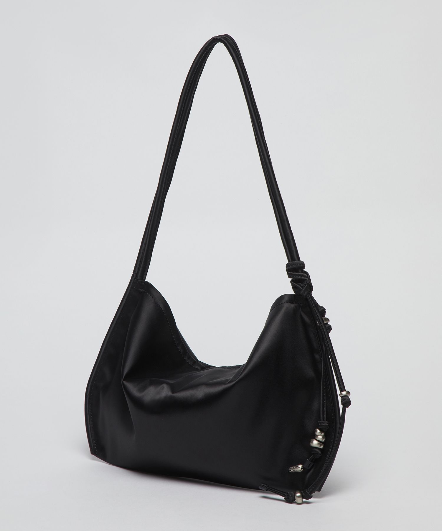 MUSINSA | Archivépke [Archivepke x Ribbonbit] Small wave bag(Black)