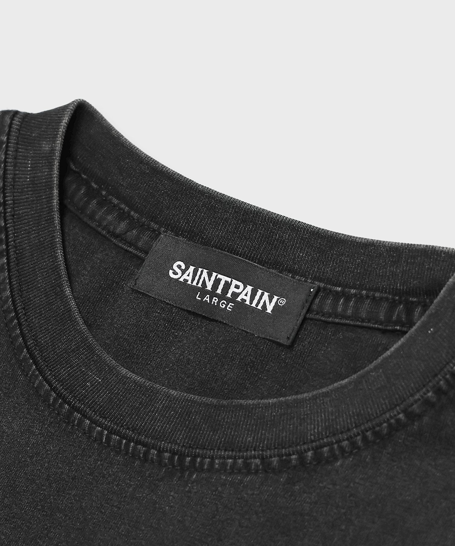 日本未入荷SAINTPAINのSP Pigment Short Sleeve T-shirt 全2色 MUSINSA | SAINTPAIN SP Flag Pigment Short Sleeve T-Shirt Black