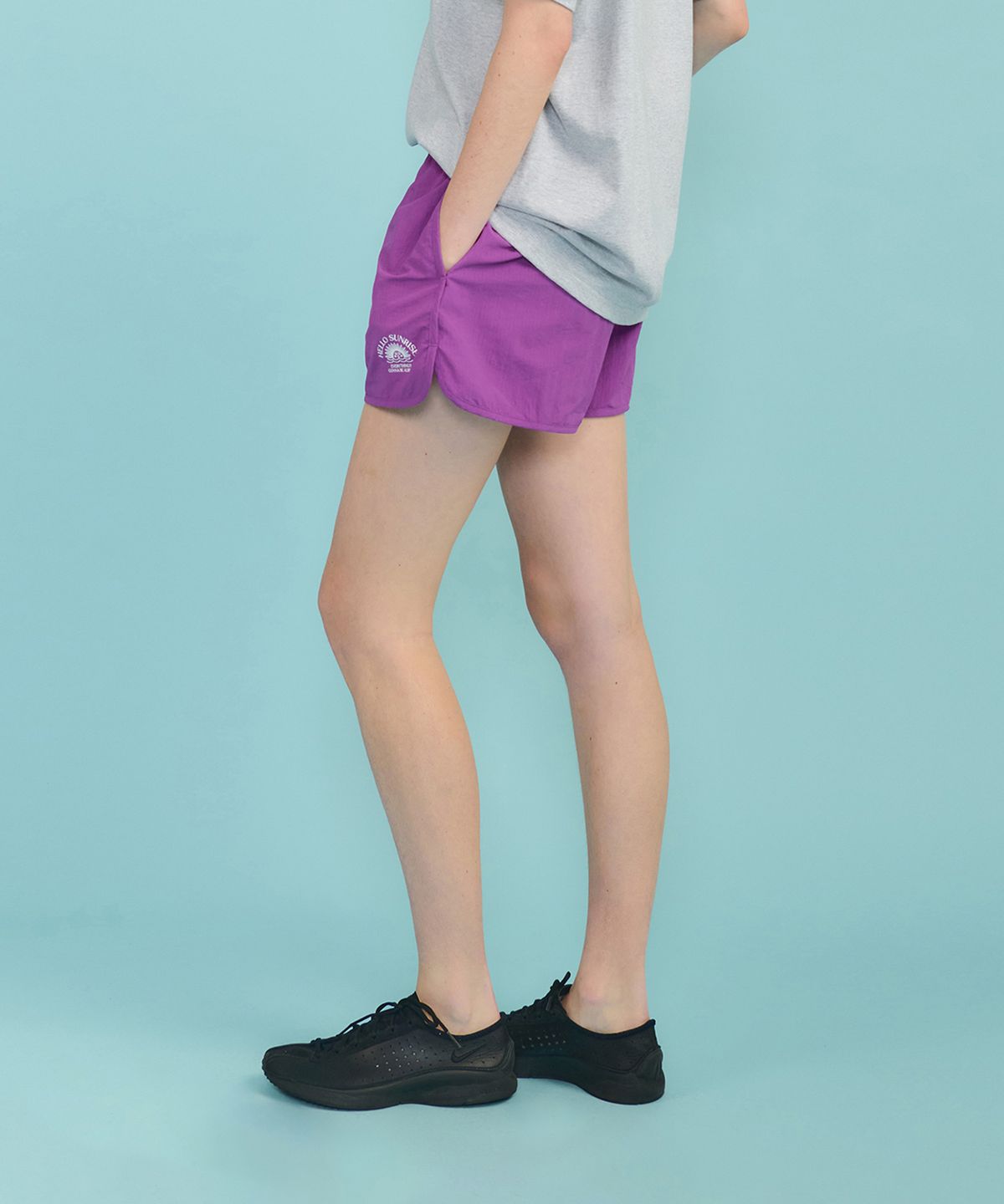 헬로 선라이즈(HELLO SUNRISE) Water Shorts(W)_Purple