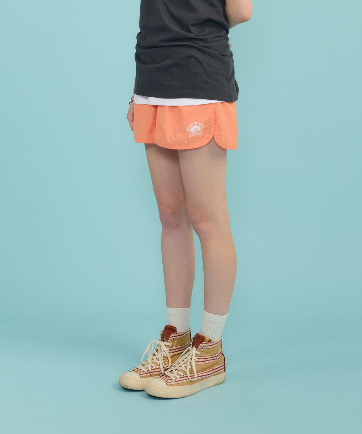 헬로 선라이즈(HELLO SUNRISE) Water Shorts(W)_Apricot