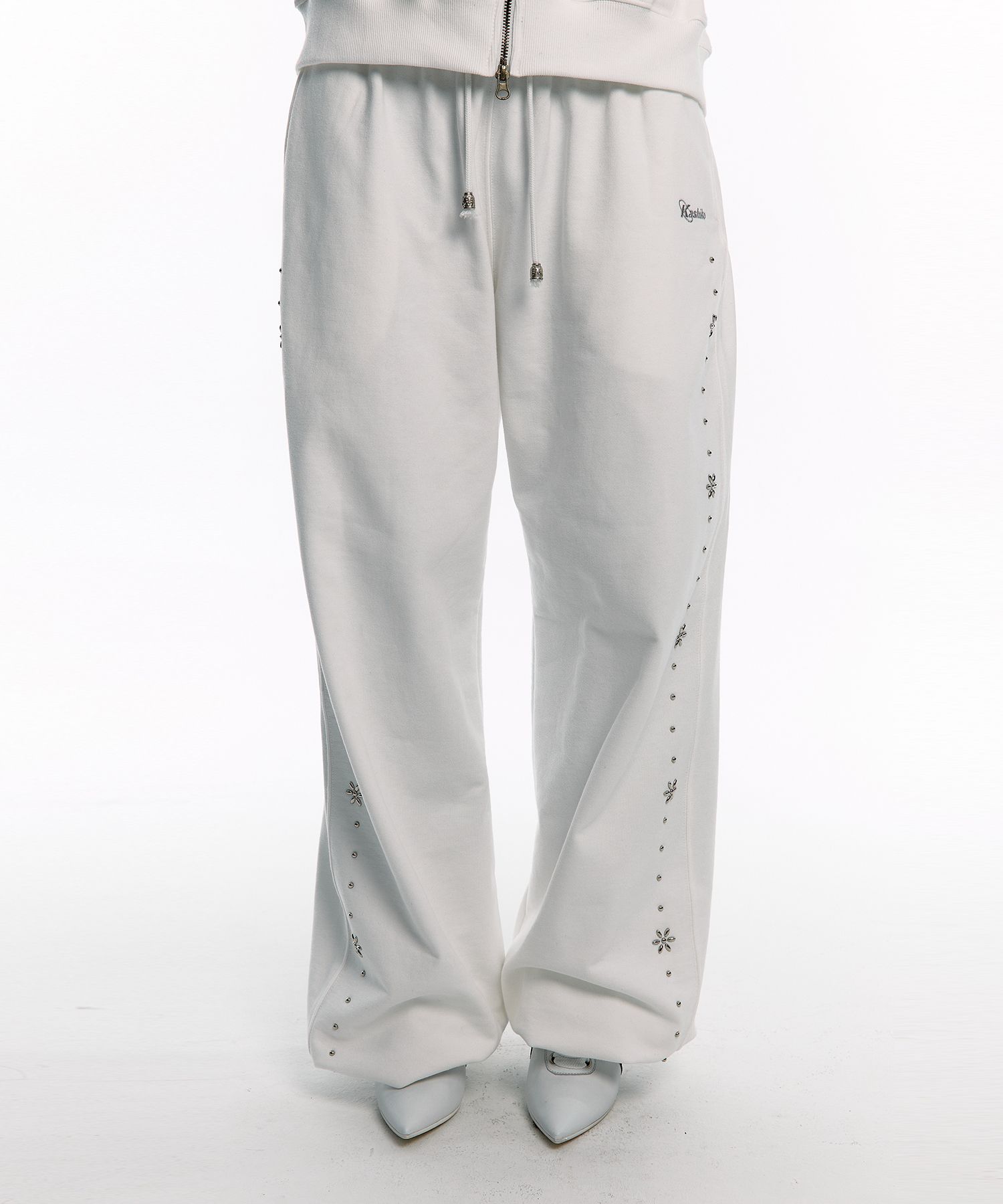 【Kashiko】24fw Kashiko Comfy : Monk Trousers MUSINSA | KASHIKO Kashiko Comfy : Monk Trousers White