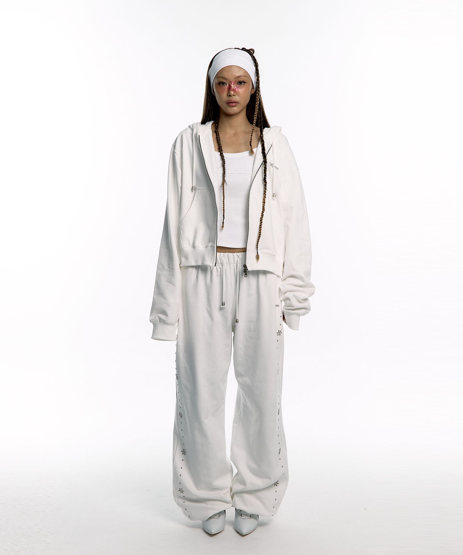 MUSINSA | KASHIKO Kashiko Comfy : Monk Trousers White
