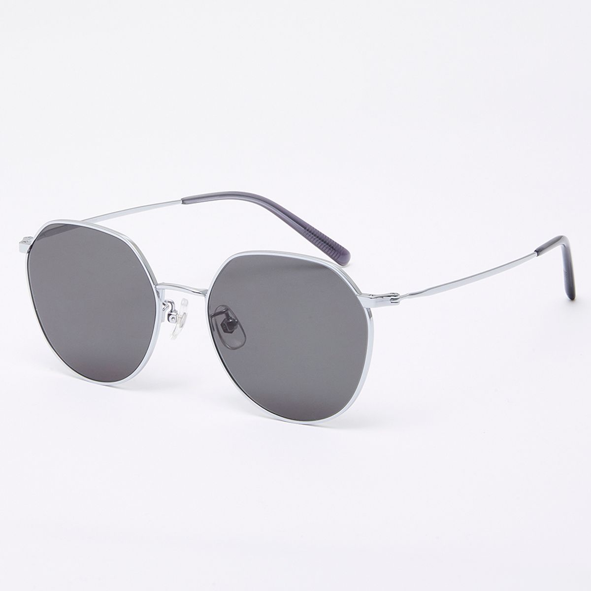 알로아이웨어(ALO EYEWEAR) [Air Titanium] AL2501 1111G 에어티타늄 판토 실버 선글라스