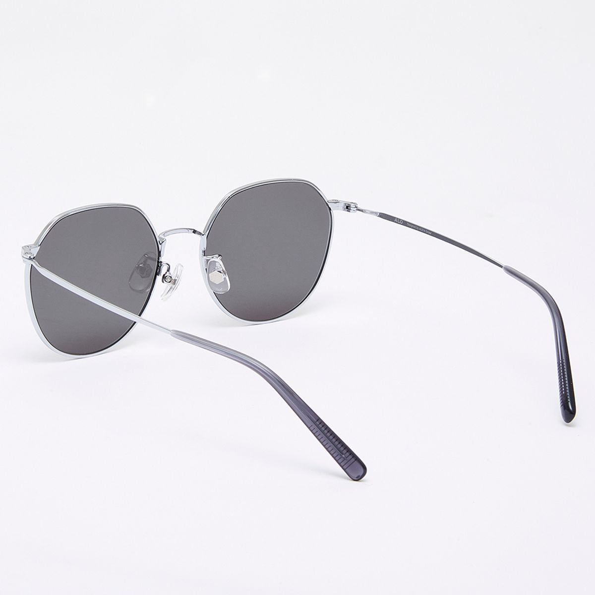 알로아이웨어(ALO EYEWEAR) [Air Titanium] AL2501 1111G 에어티타늄 판토 실버 선글라스