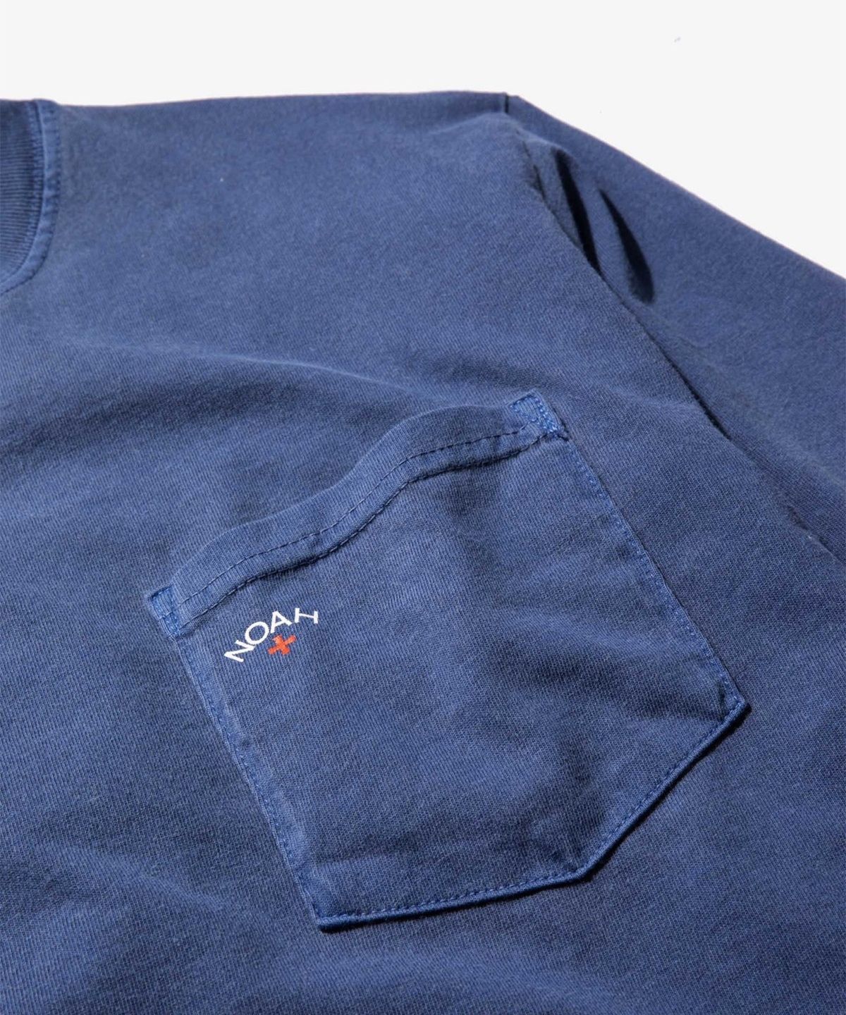 노아(NOAH) (U) 클래식 롱 슬리브 포켓 티 네이비 CLASSIC LONG SLEEVE POCKET TEE NAVY