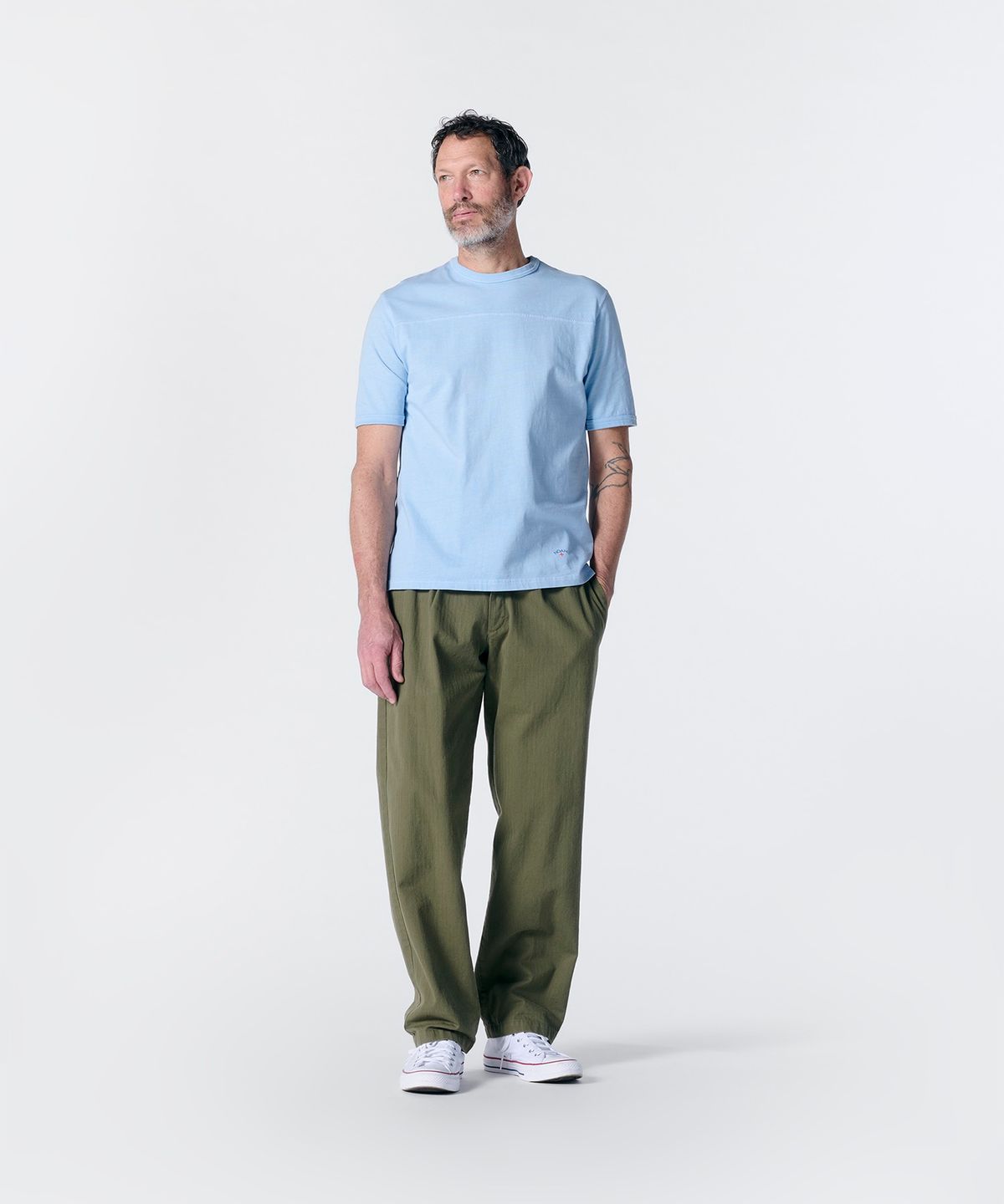 노아(NOAH) (U) 풋볼 탑 블루 FOOTBALL TOP BLUE