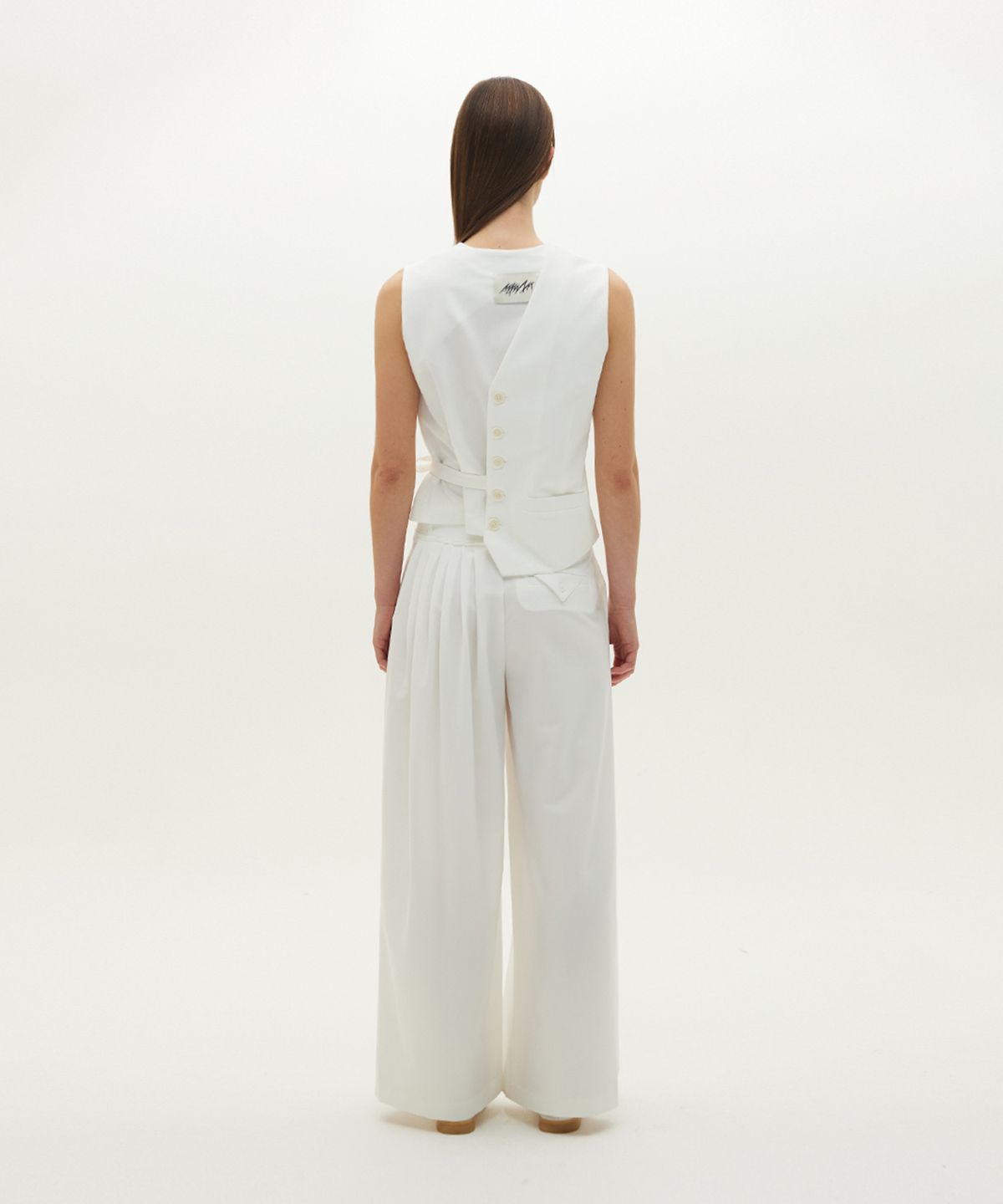 므아므(MMAM) Layered pin tuck slacks