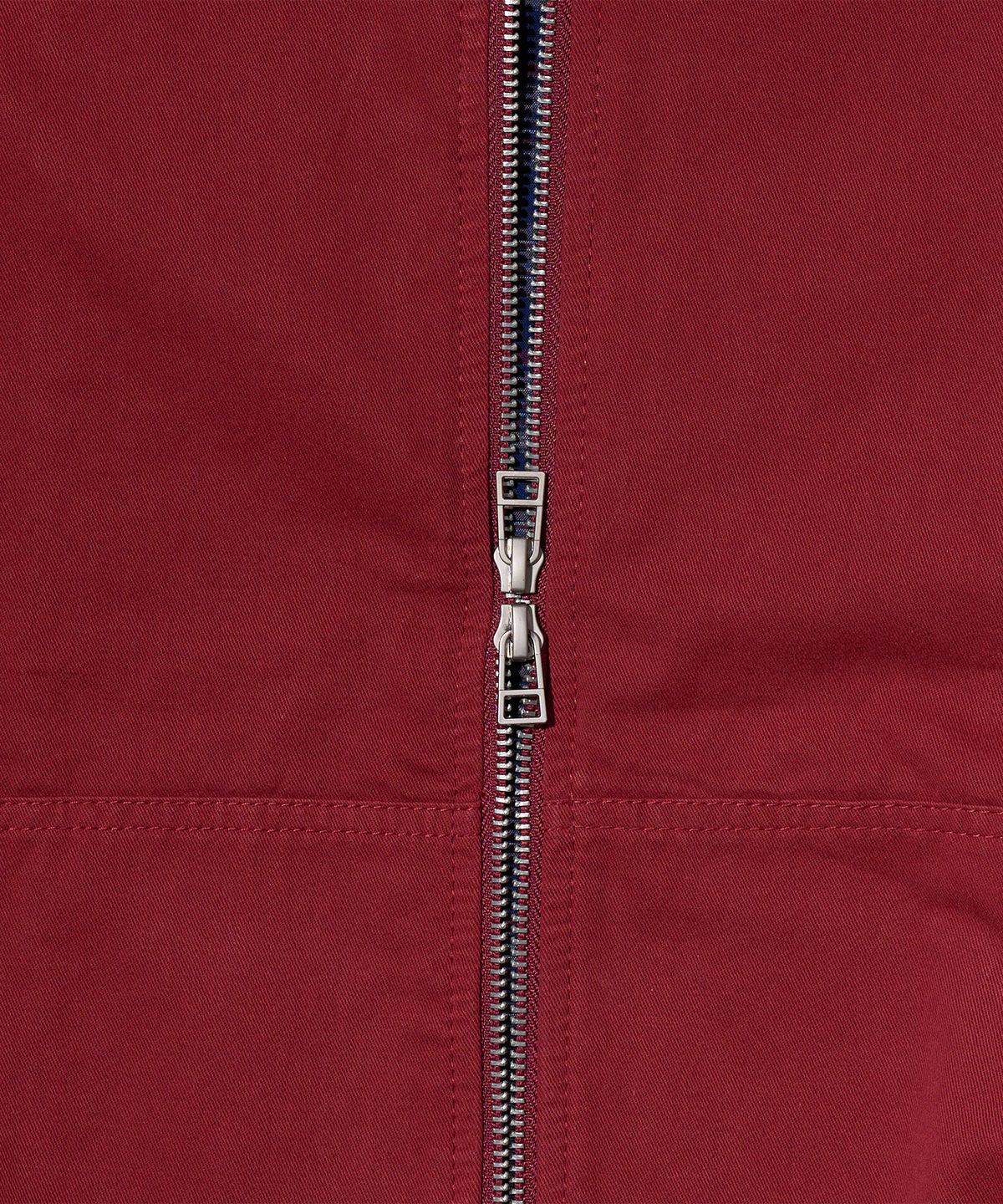 에이카화이트(AECA) AECA WASHED CLOVER BAYPORT JACKET-BURGUNDY