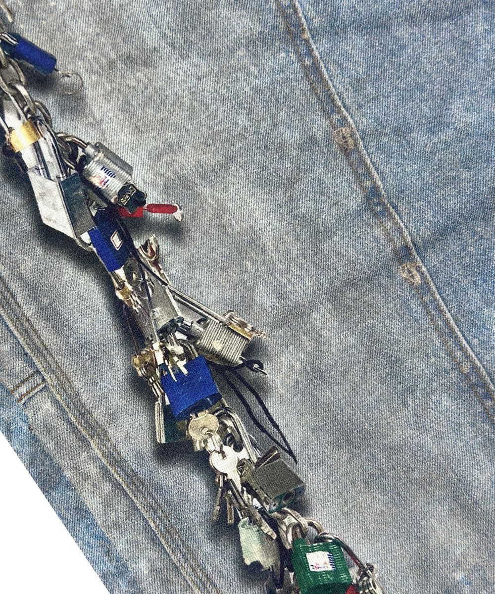 [GRAILZ] KEY CHAIN ILLUSION SWEATPANTS /追跡付 MUSINSA公式 | GRAILZ KEY CHAIN ILLUSION SWEATPANTS [BLUE]