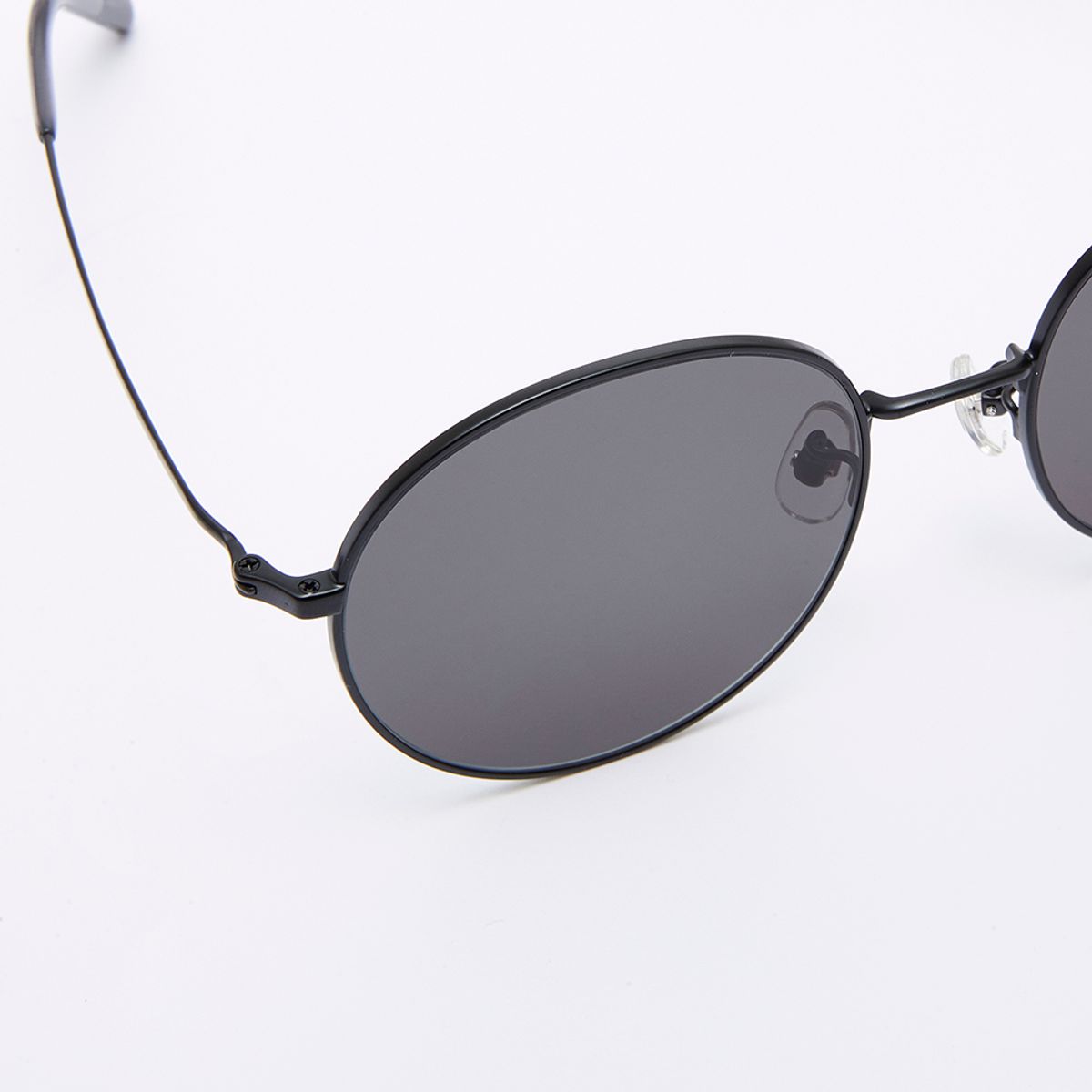 알로아이웨어(ALO EYEWEAR) [Air Titanium] AL2502 0909M 에어티타늄 라운드 블랙 선글라스