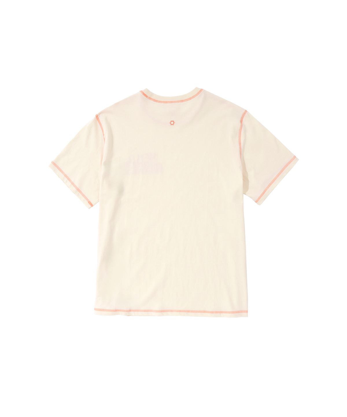헬로 선라이즈(HELLO SUNRISE) HS Doodle Typo Stitch Tee_Cream