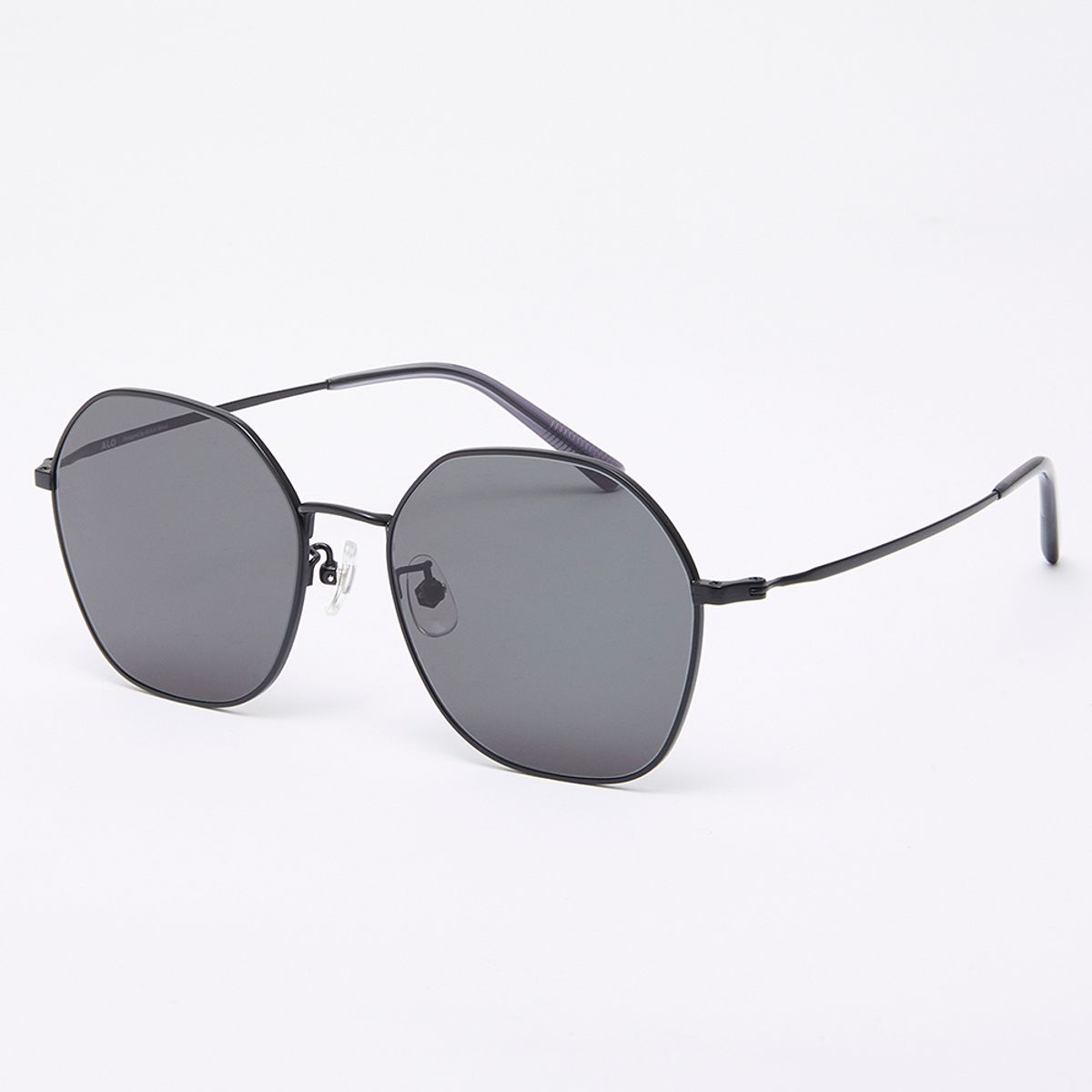 알로아이웨어(ALO EYEWEAR) [Air Titanium] AL2503 0909M 에어티타늄 헥사곤 블랙 선글라스