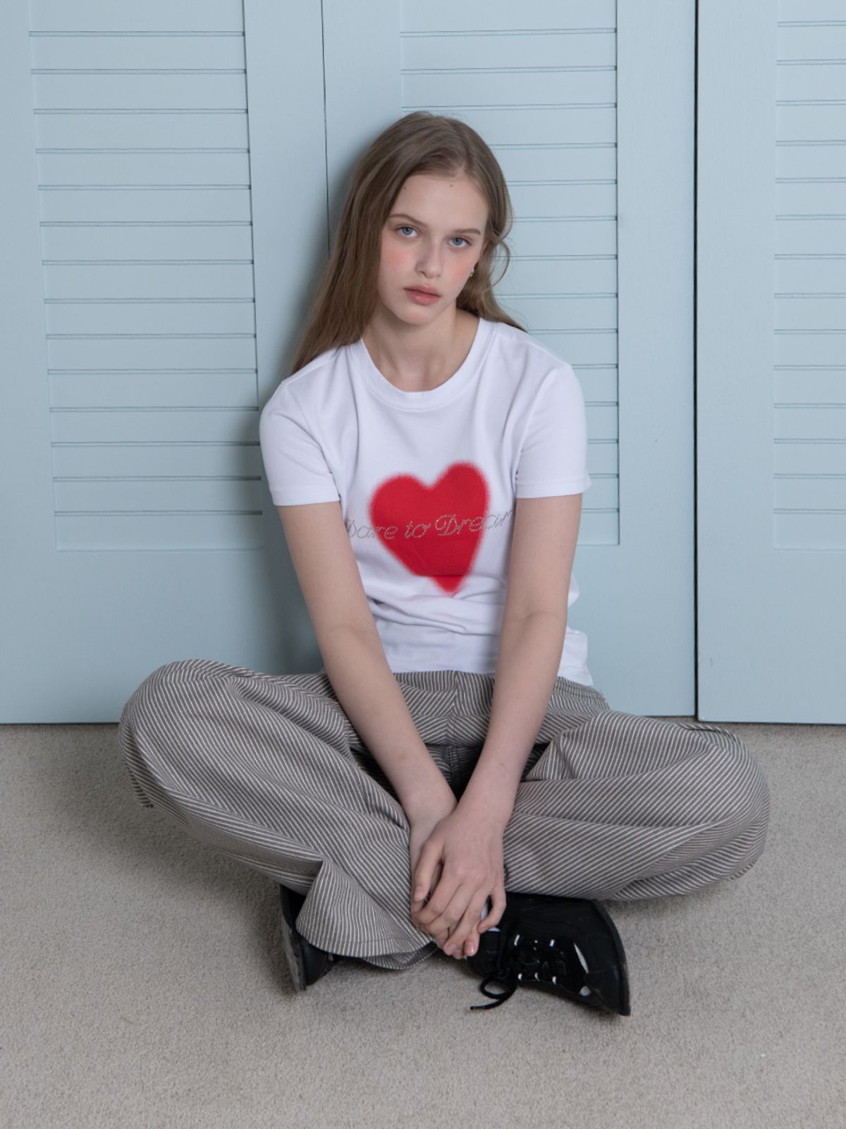 오피쉬(OAFISH) DARE TO DREAM T-SHIRT, WHITE