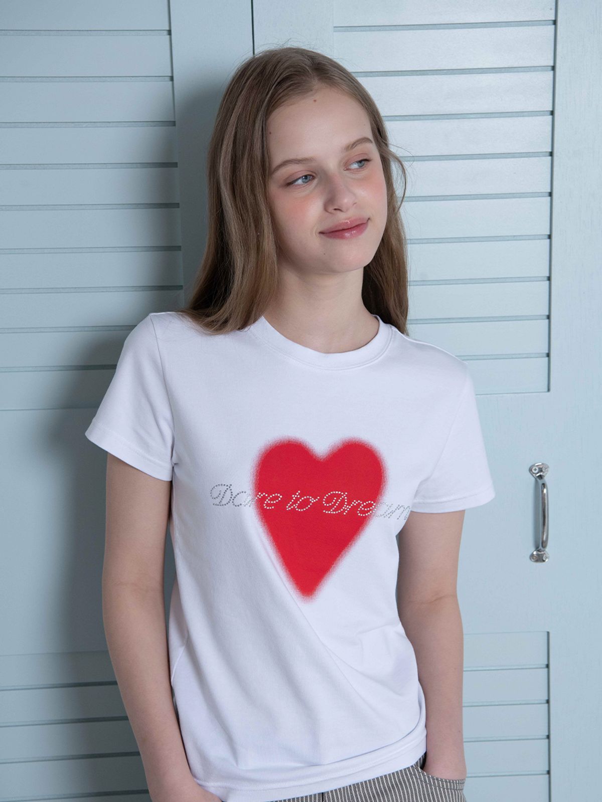 오피쉬(OAFISH) DARE TO DREAM T-SHIRT, WHITE