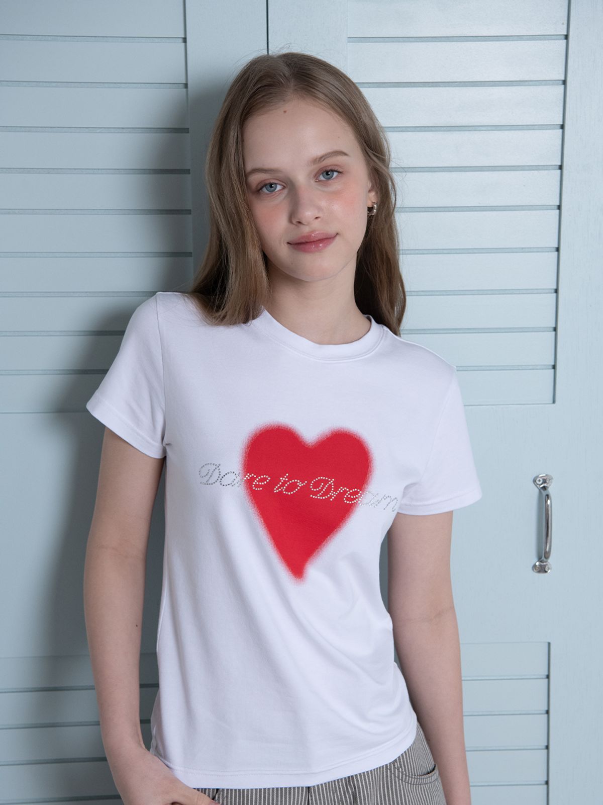 오피쉬(OAFISH) DARE TO DREAM T-SHIRT, WHITE
