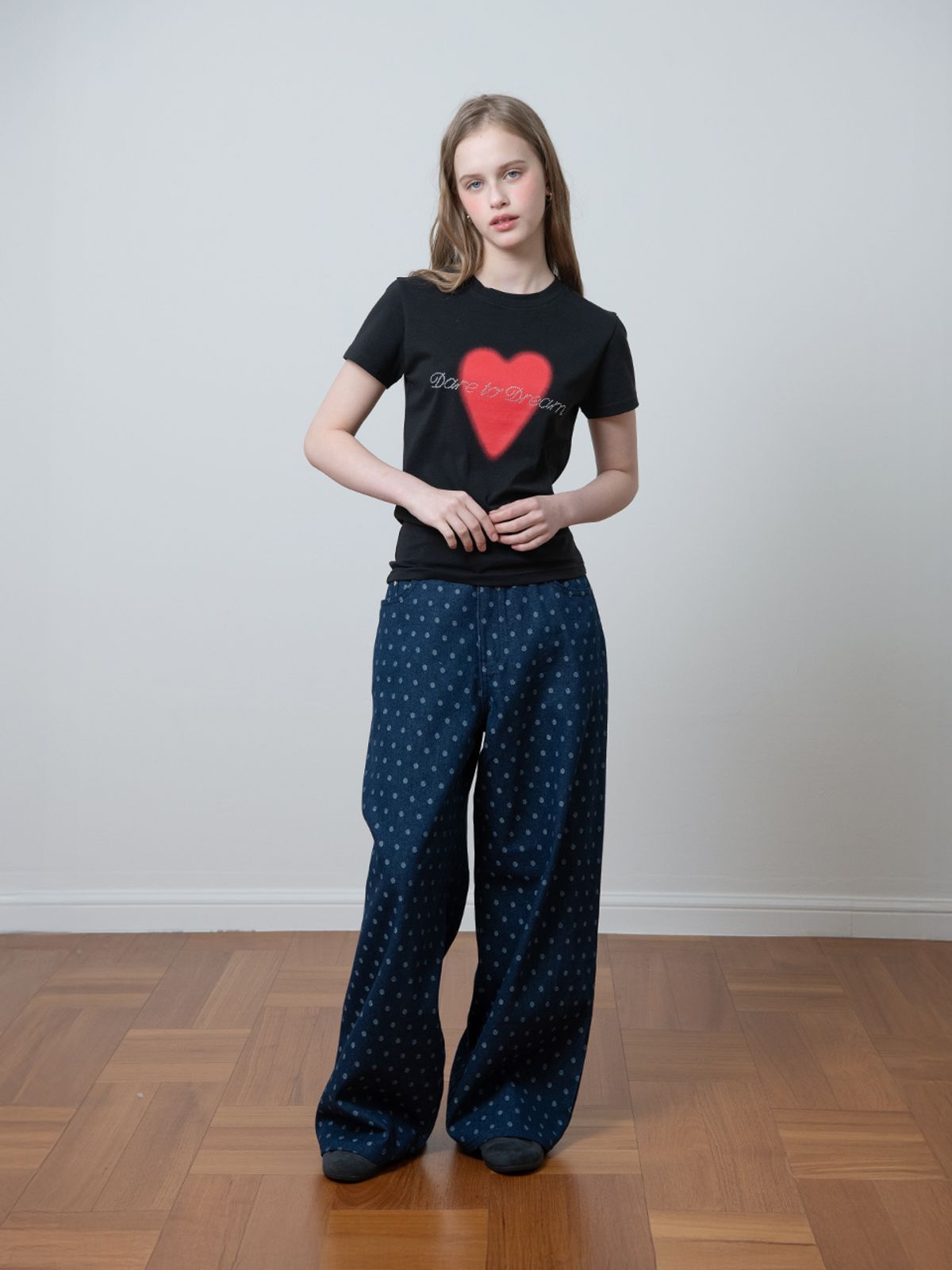 오피쉬(OAFISH) DARE TO DREAM T-SHIRT, BLACK