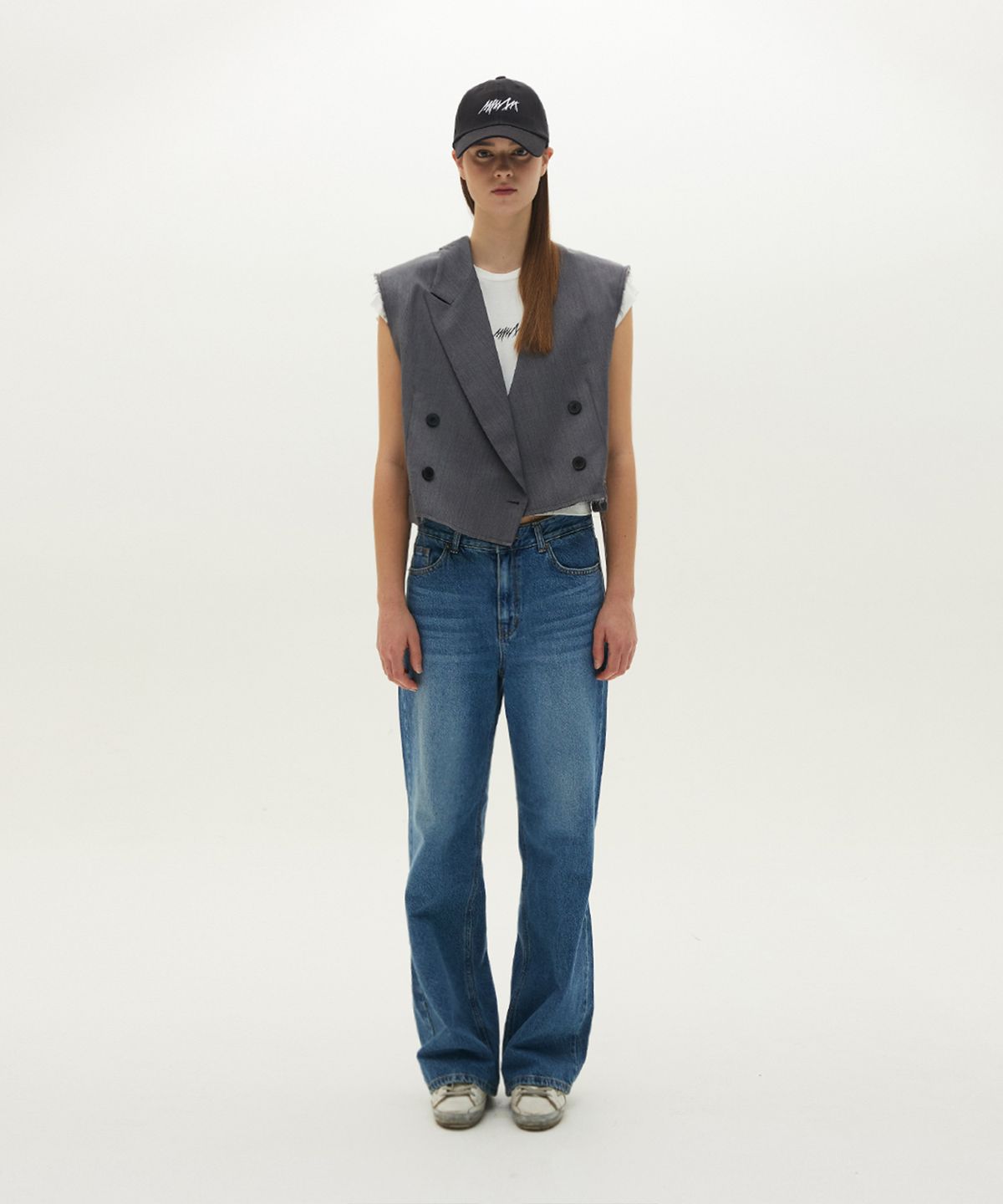 므아므(MMAM) Origami crop vest