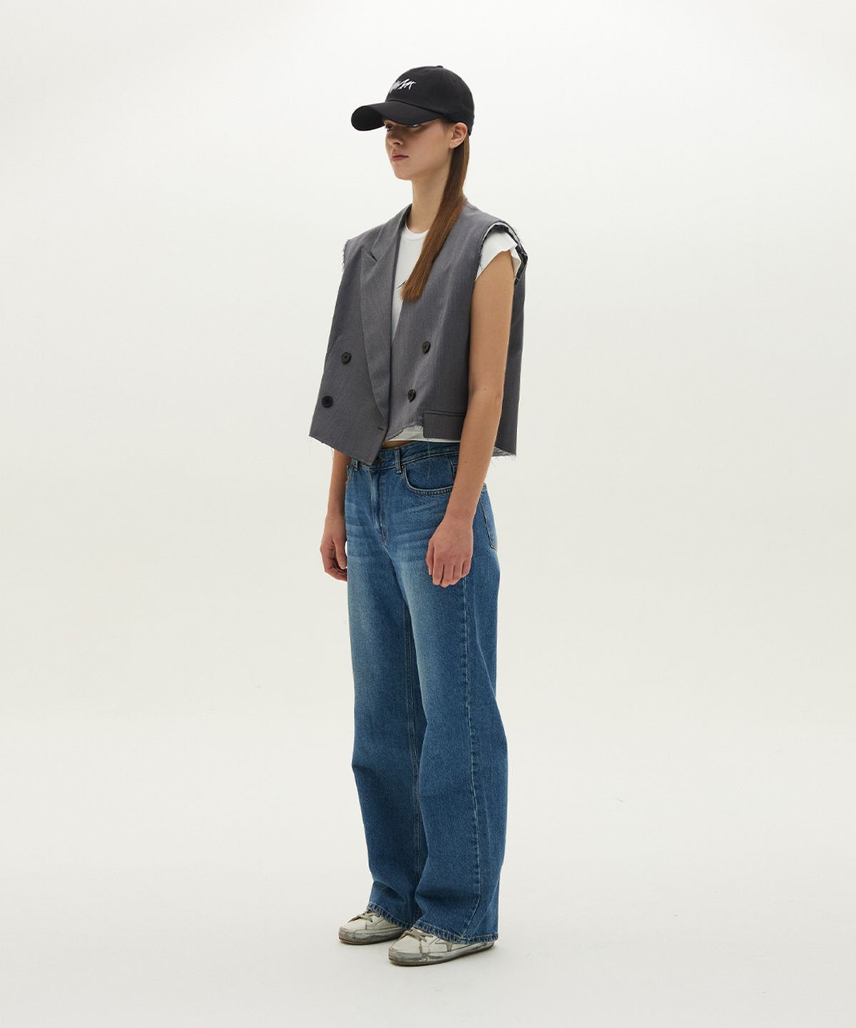므아므(MMAM) Origami crop vest