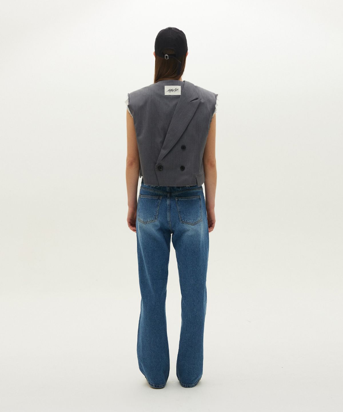 므아므(MMAM) Origami crop vest