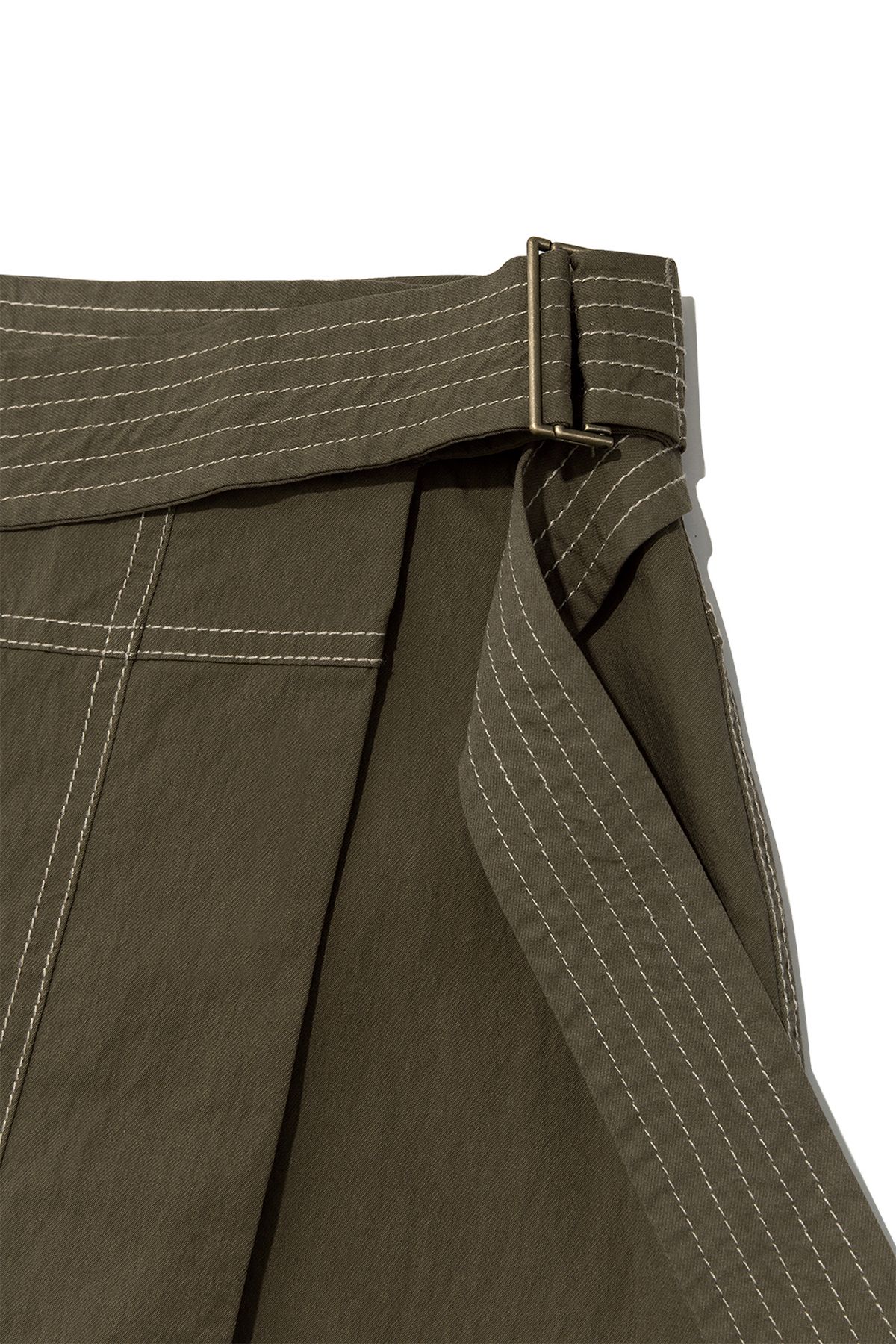 Matin Kim☆STITCH POINT BELTED WRAP SKIRT MUSINSA公式 | MATIN KIM [追加20％OFF] STITCH POINT BELTED