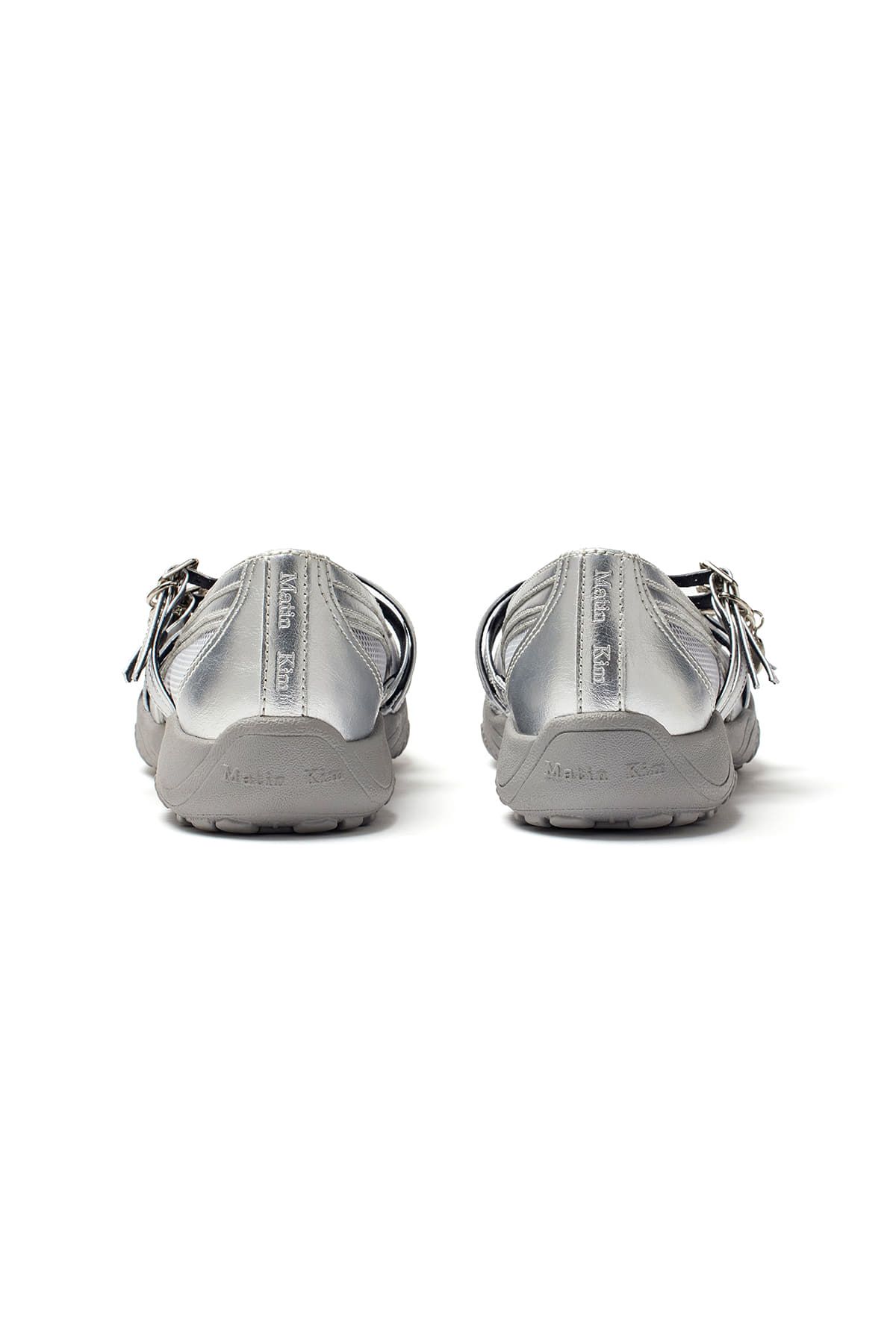 MUSINSA | MATIN KIM MATIN MESH MARYJANE SNEAKERS IN SILVER
