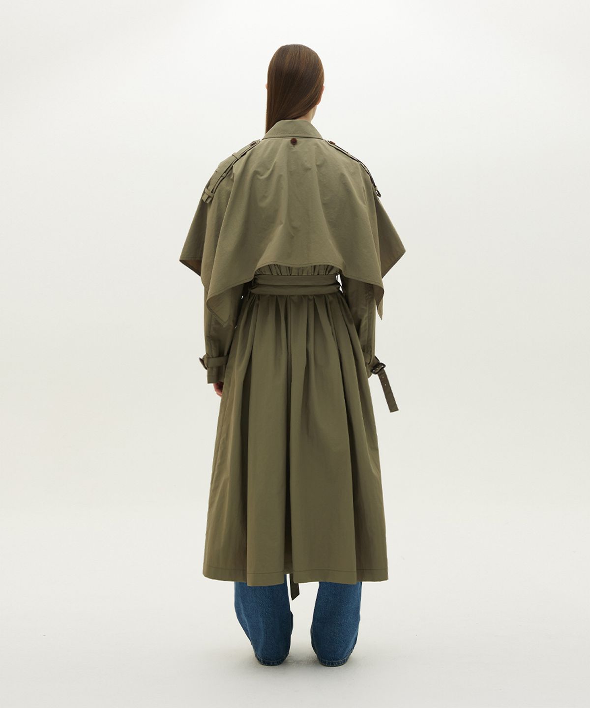 므아므(MMAM) Cape trench coat