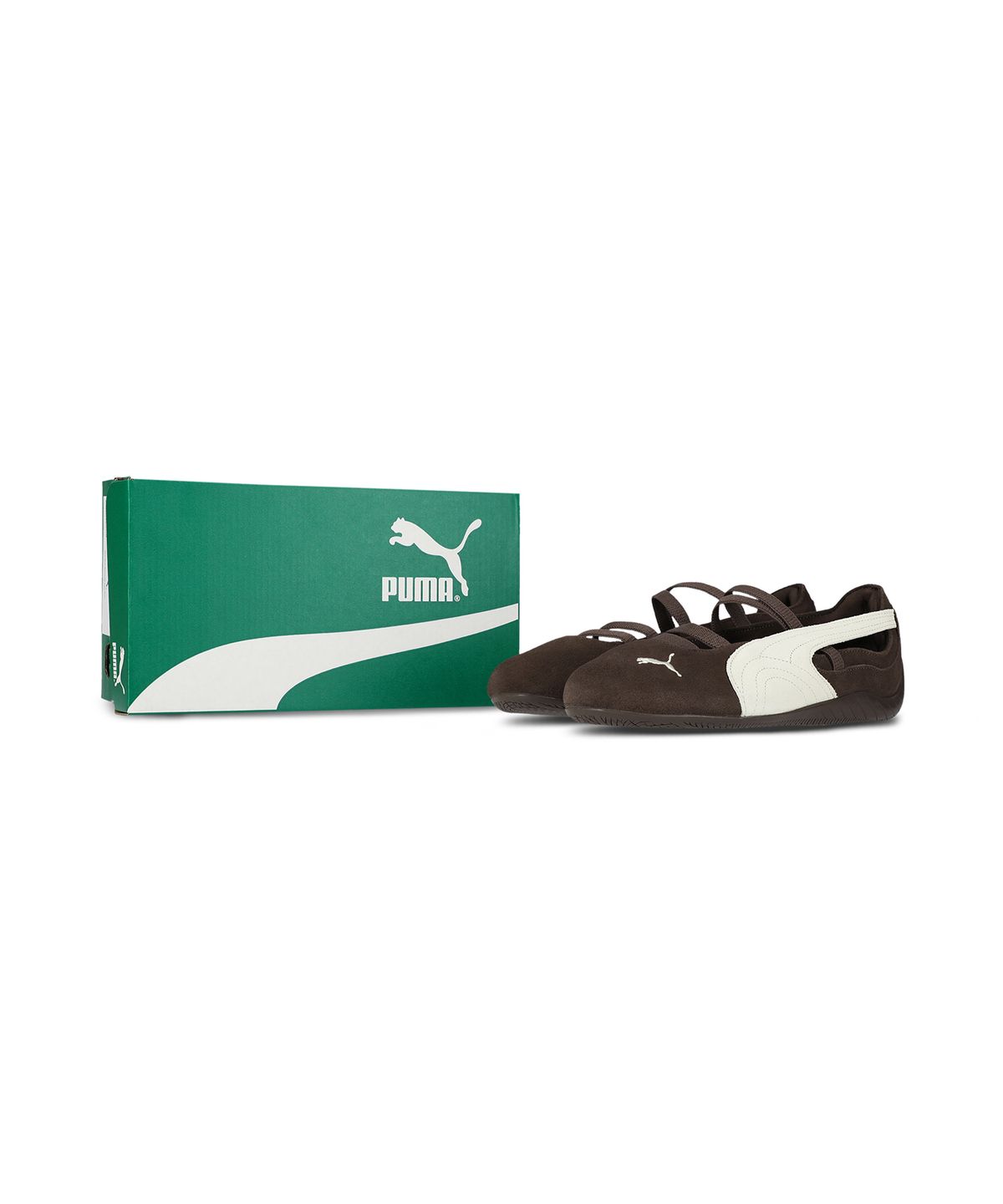 푸마(PUMA) 스피드캣 발렛 스웨이드 - 다크초콜렛:웜화이트 / 406758-02