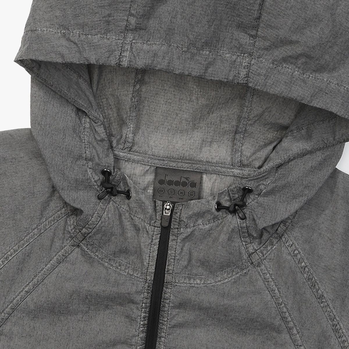 디아도라(diadora) 가먼트다잉 러닝 우븐 라이트 자켓 GREY