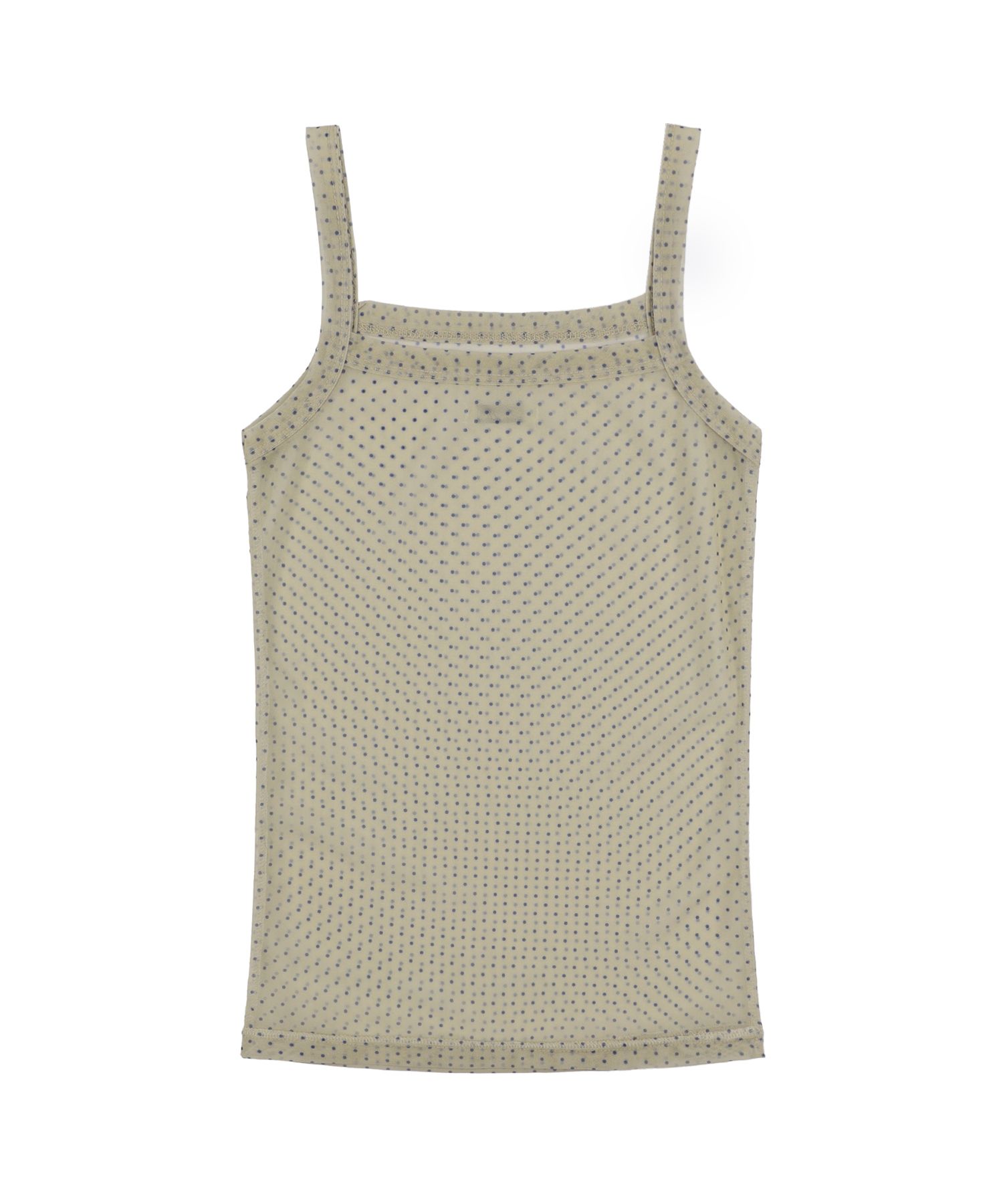 タンクトップ ノースリーブ 「FANCY CLUB」3-Way Dot Mesh Layered Sleeveless レディース MUSINSA | FANCY CLUB 3-way dot mesh layered sleeveless