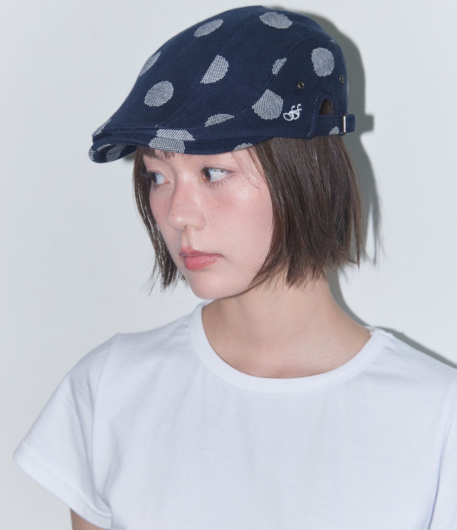 [NF]25SS★ANGEL DOT HUNTING CAP Angel Dot Hunting Cap (Gray) F25QE997 - FANCY CLUB | 60